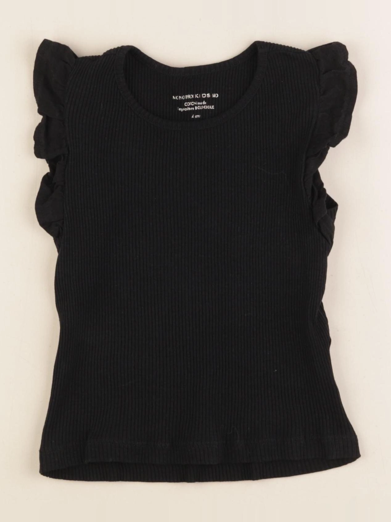 Monoprix - tee-shirt noir - 4 ans