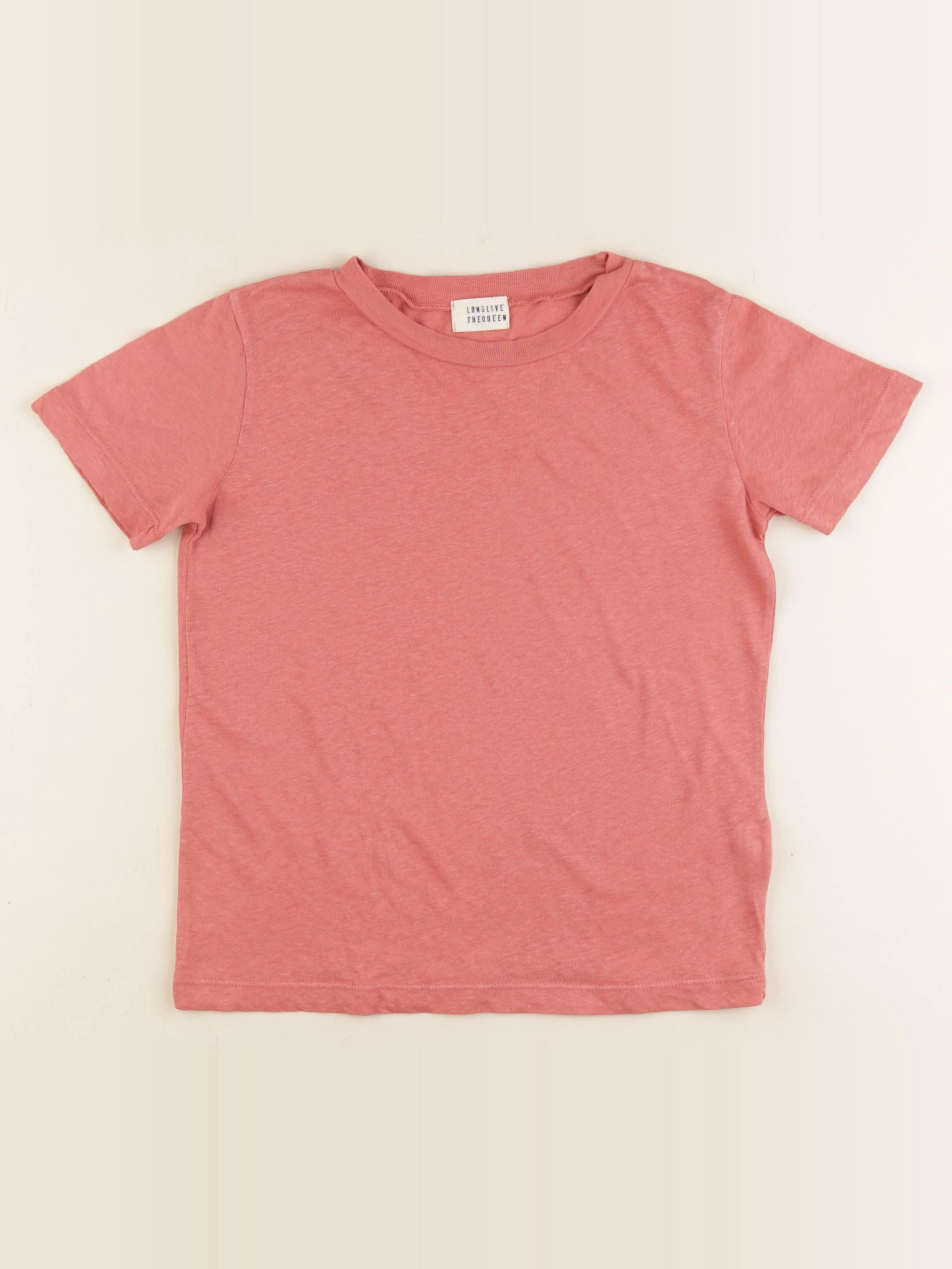 Longlivethequeen - tee-shirt rose - 10 ans