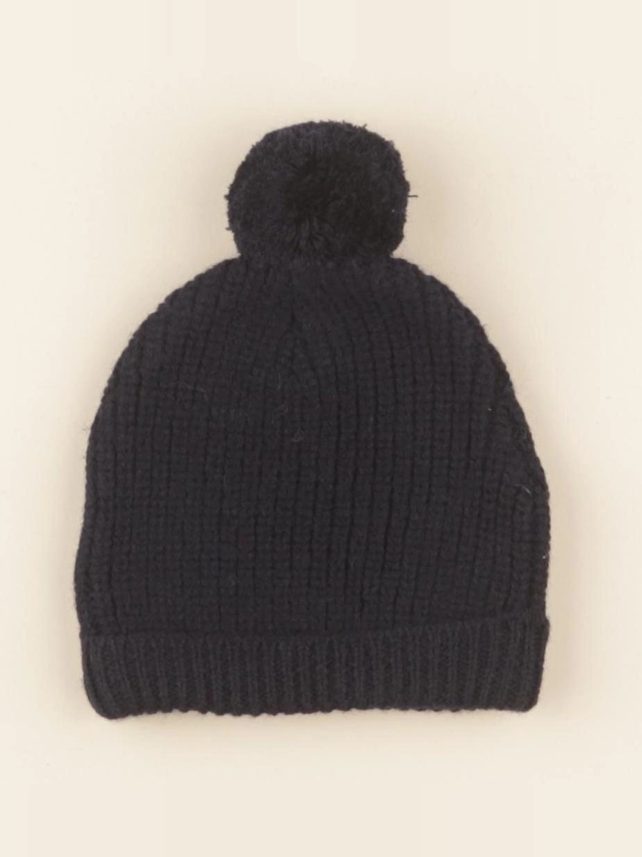 Lililotte - bonnet Basile tricot bleu marine - 2 ans