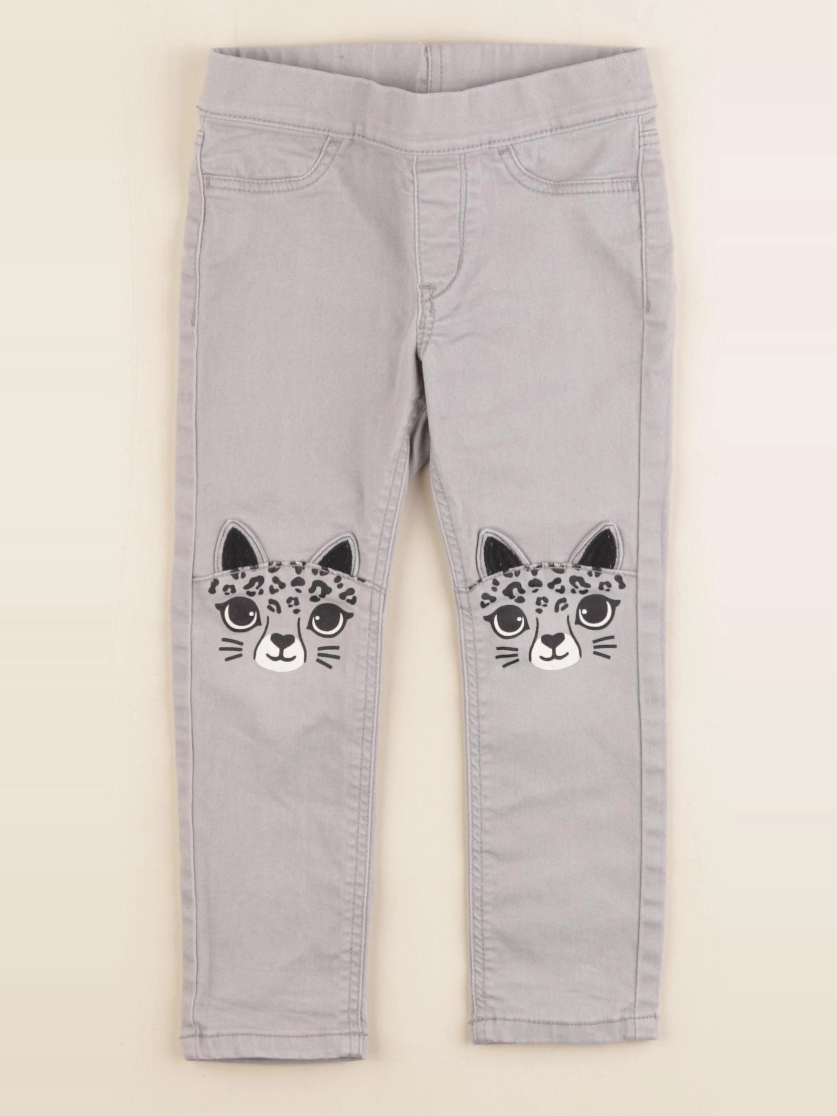 H&M - jegging gris - 18/24 mois