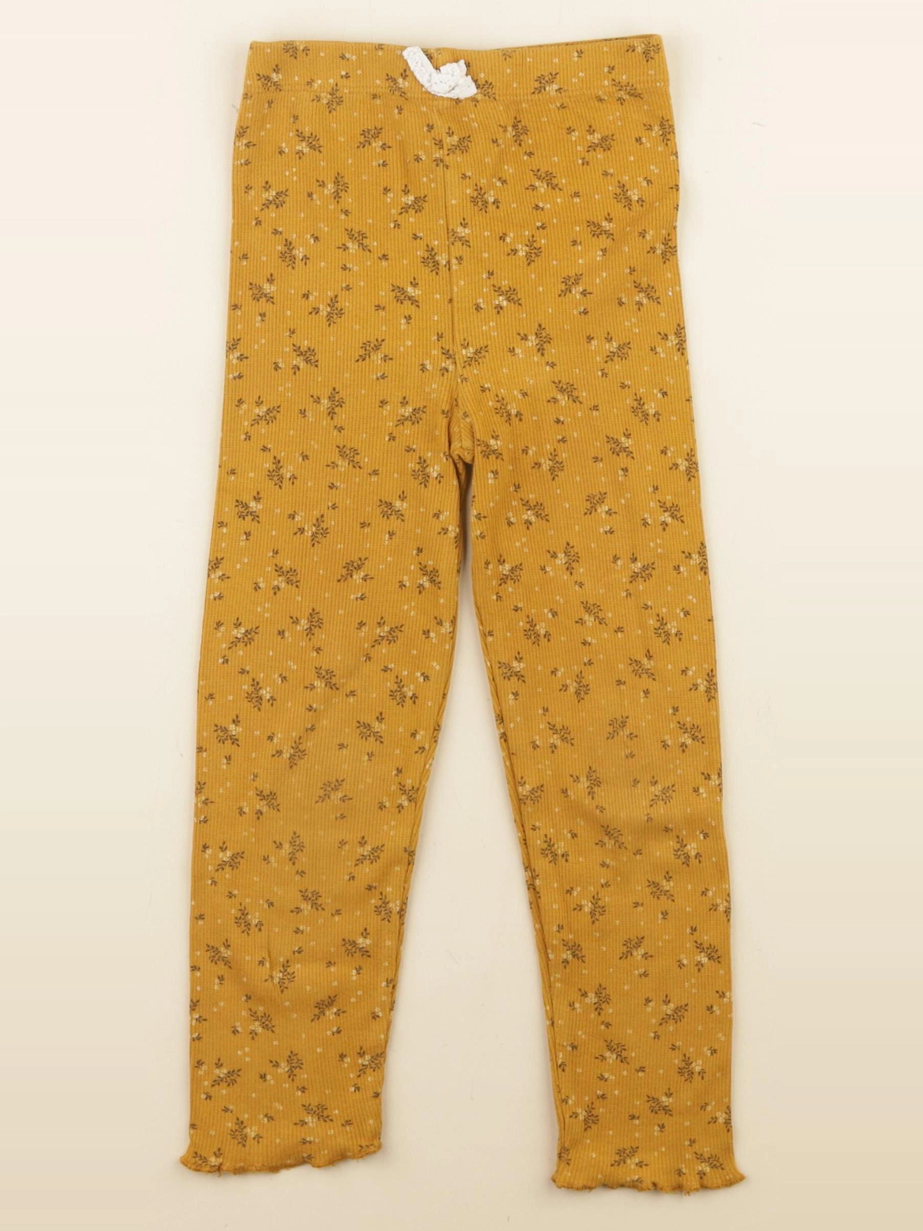 Vertbaudet - legging jaune - 4 ans