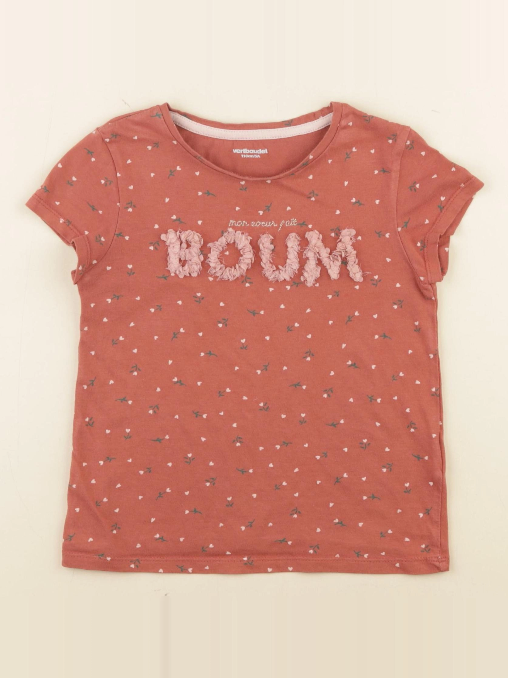 Vertbaudet - débardeur rose - 5 ans