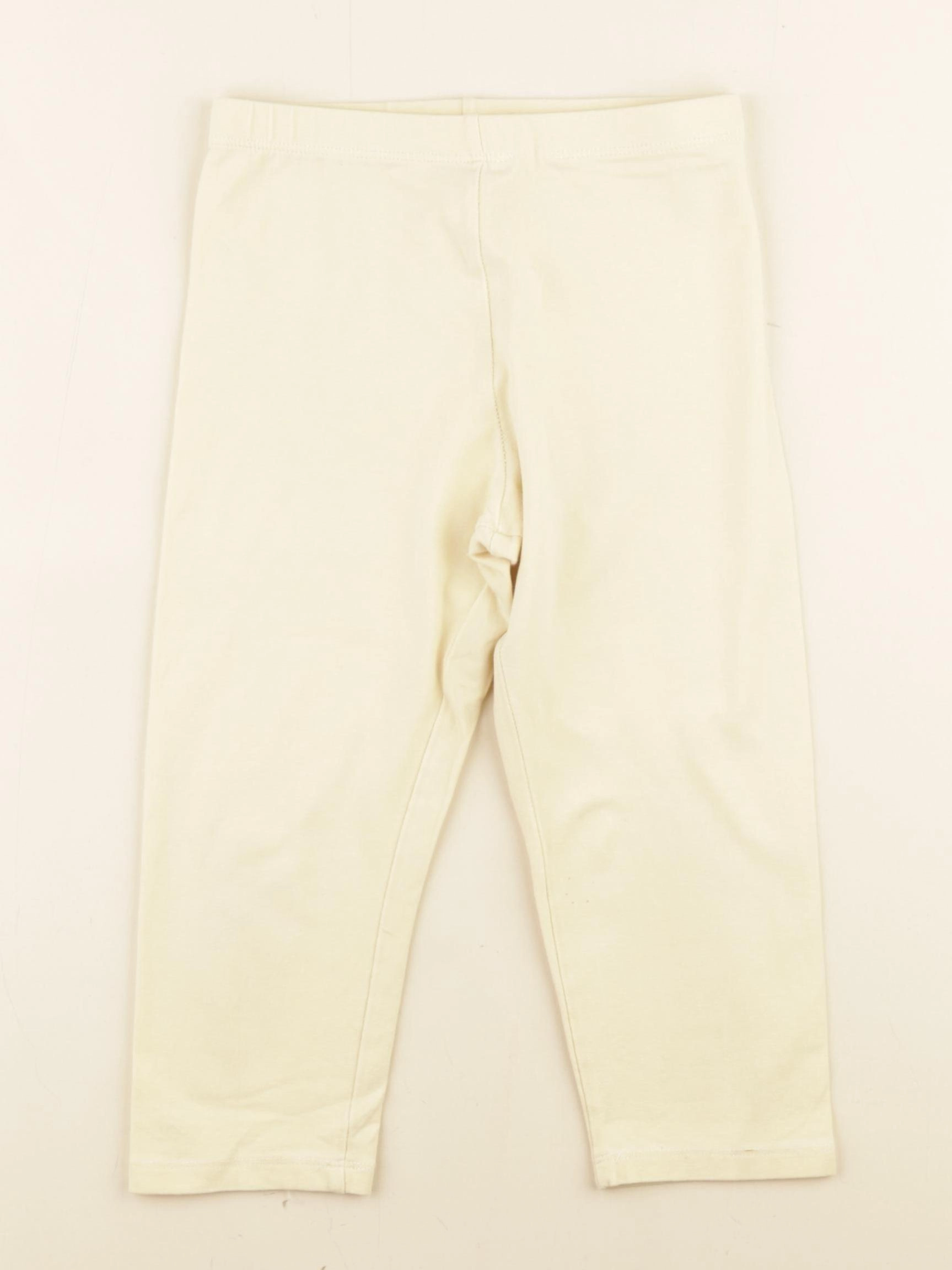 H&M - legging beige - 8/9 ans