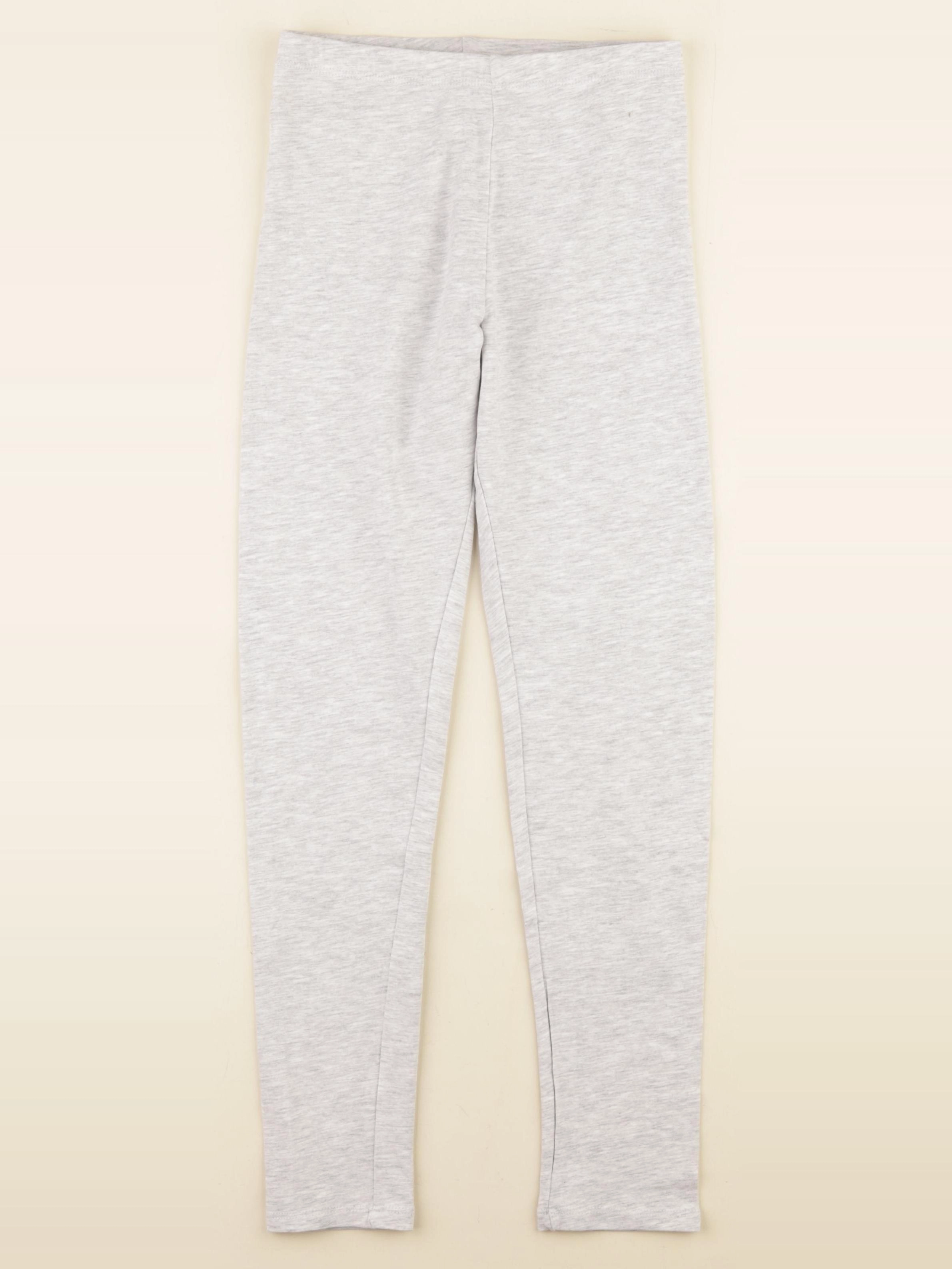 H&M - legging gris - 9/10 ans