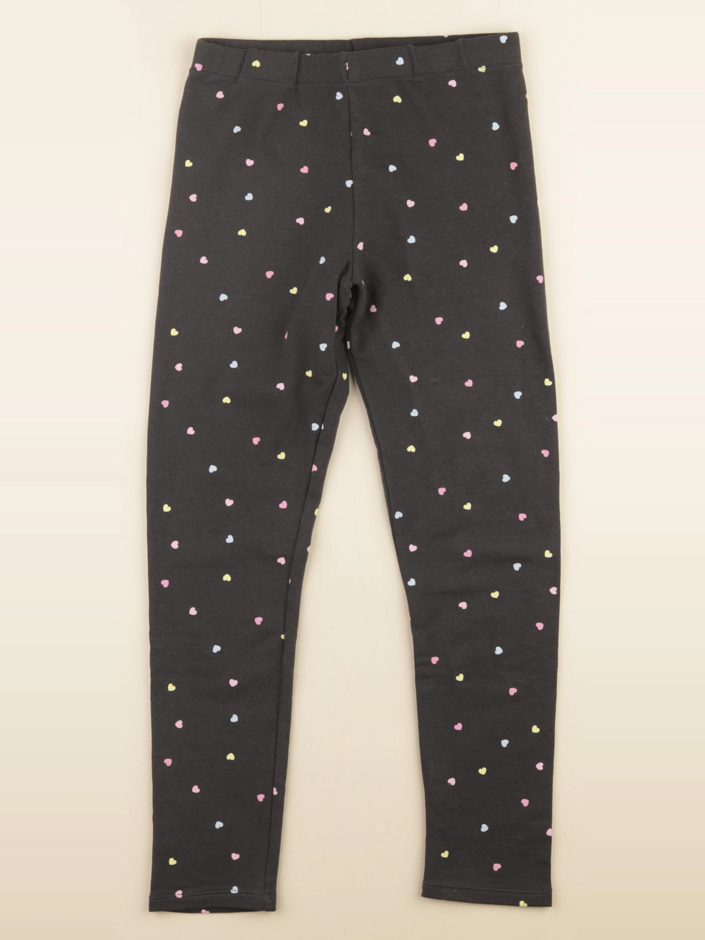 H&M - legging gris - 9/10 ans