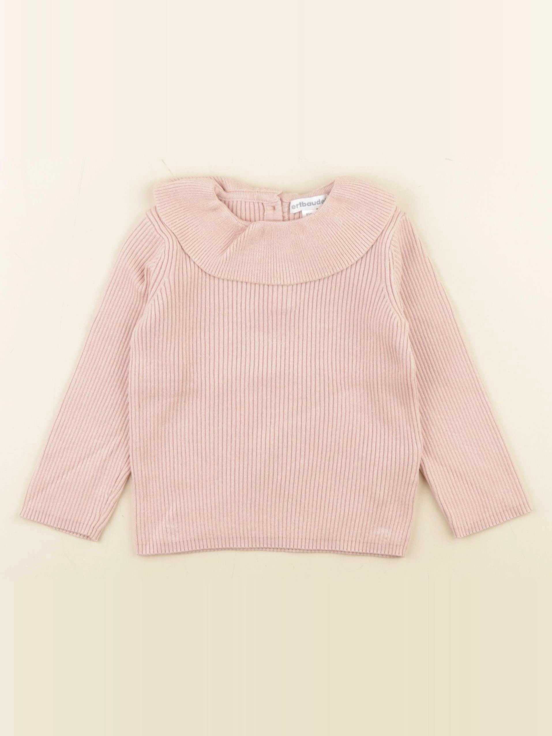 Vertbaudet - tee-shirt rose - 18 mois