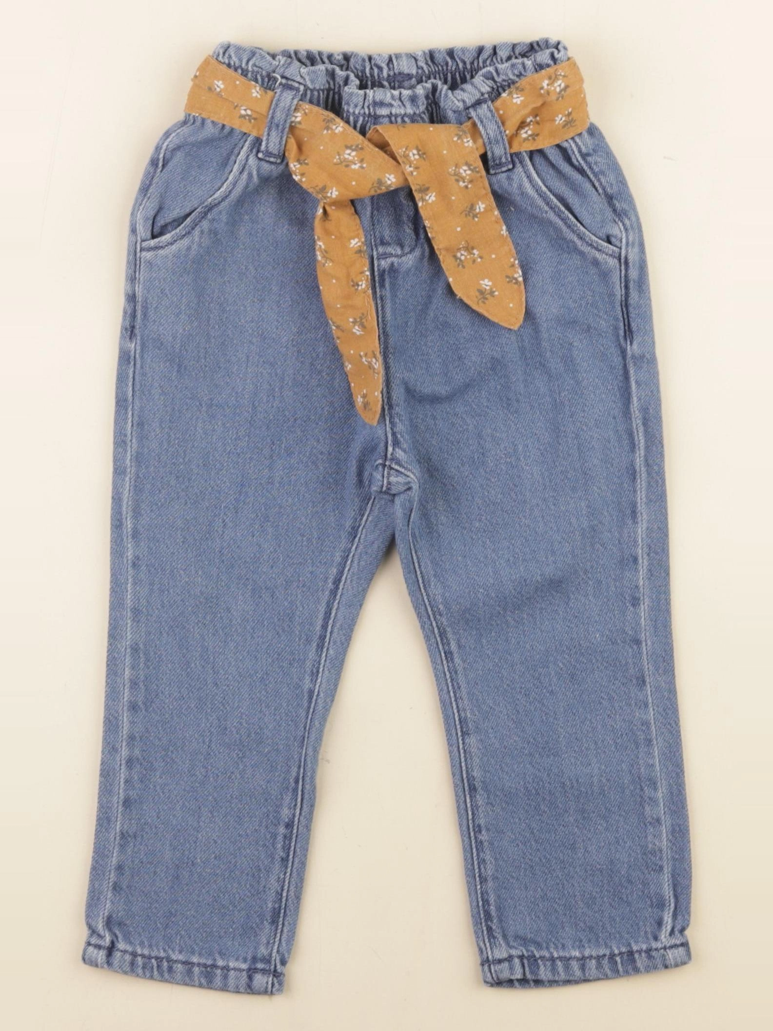 Vertbaudet - pantalon bleu - 18 mois