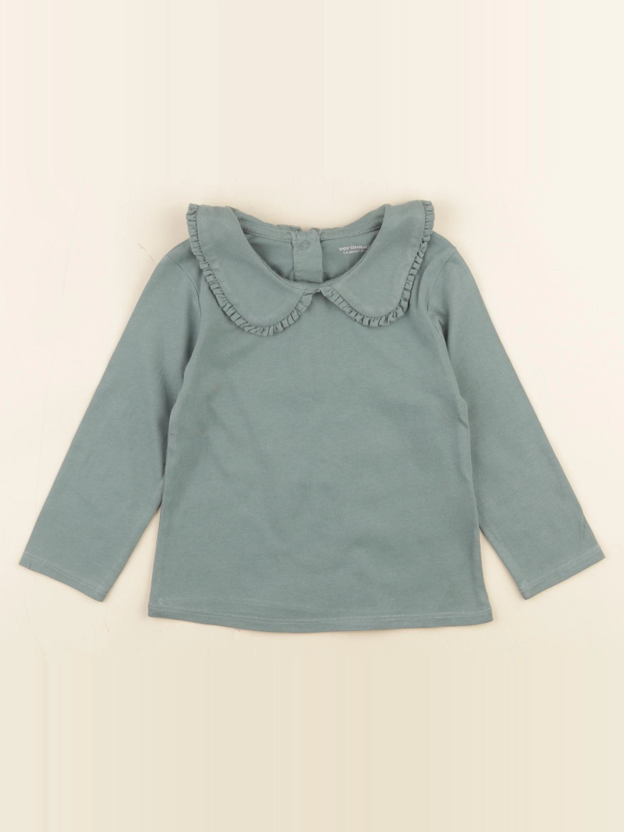 Vertbaudet - tee-shirt vert - 18 mois