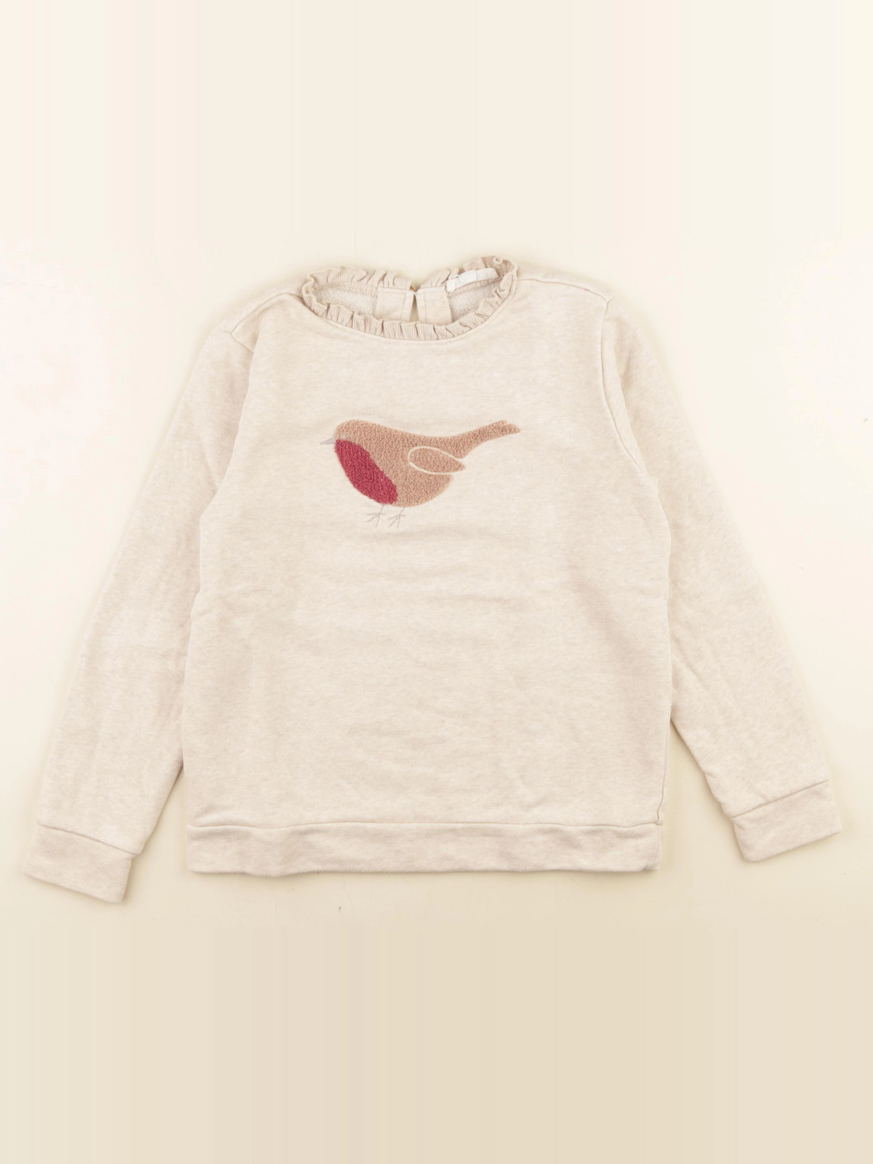 Buissonnière - sweat beige - 10/11 ans