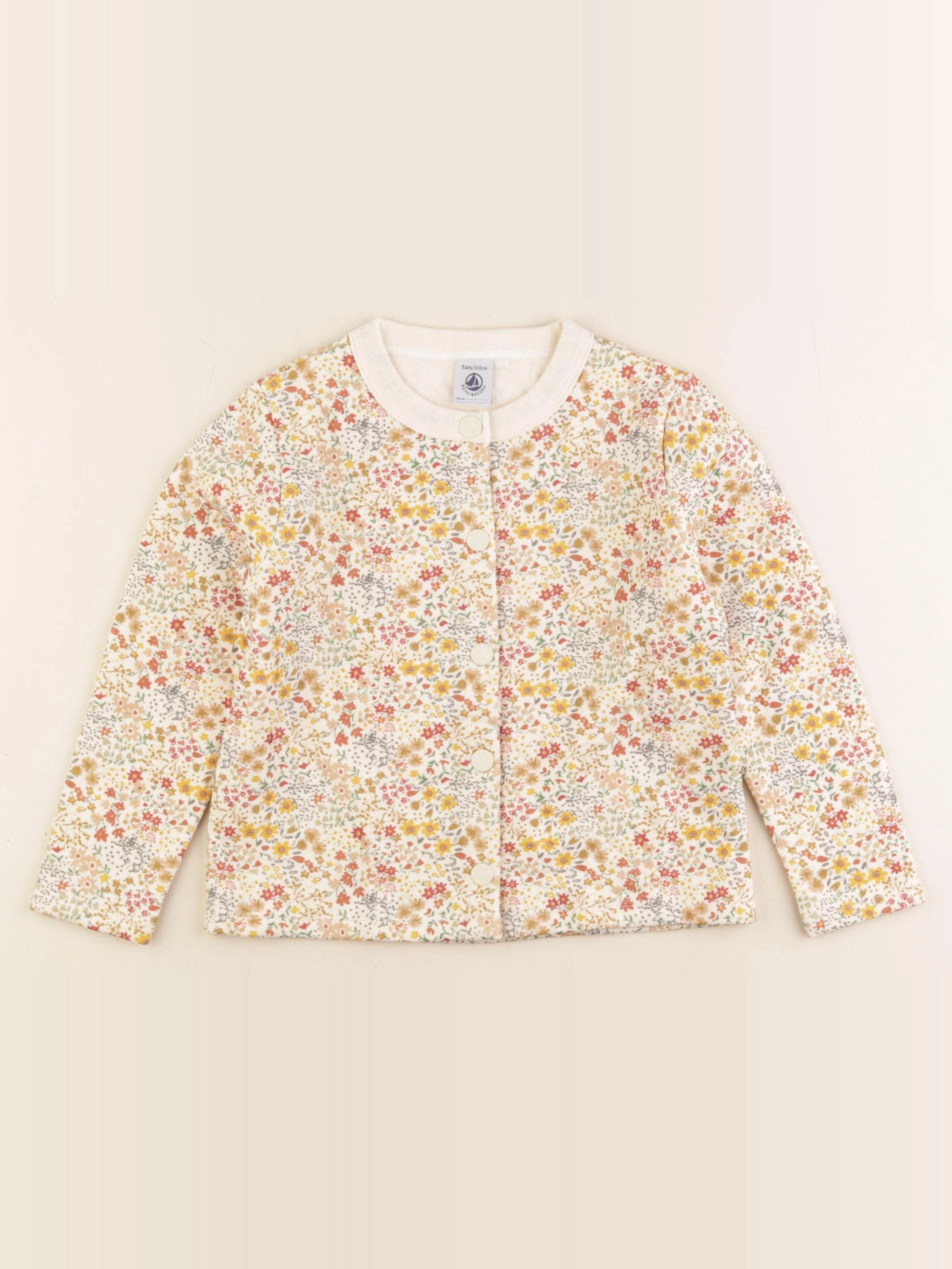 Petit Bateau - sweat beige - 5 ans