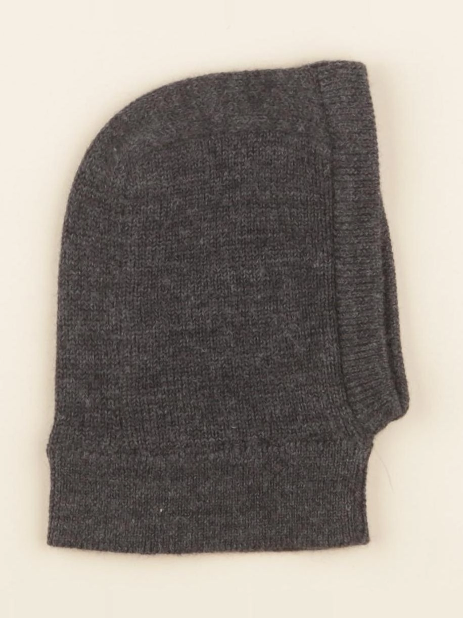 Lililotte - cagoule Eliott tricot gris chiné - 3/6 mois