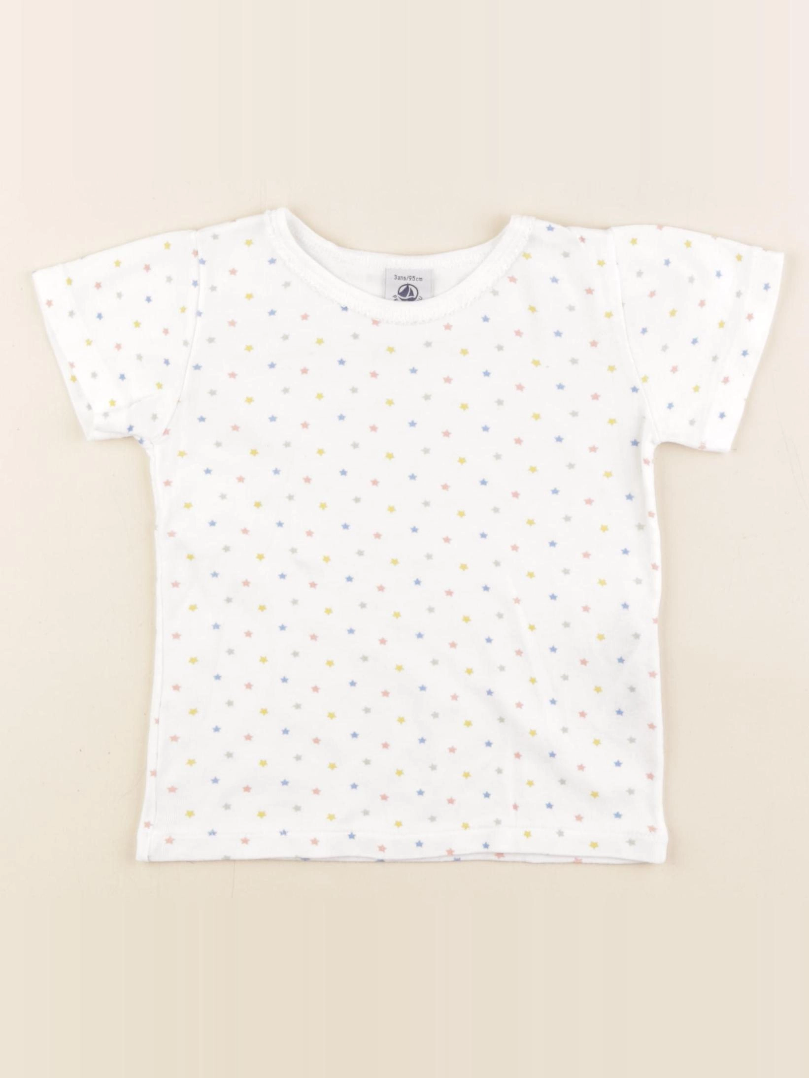 Petit Bateau - maillot de corps blanc - 3 ans