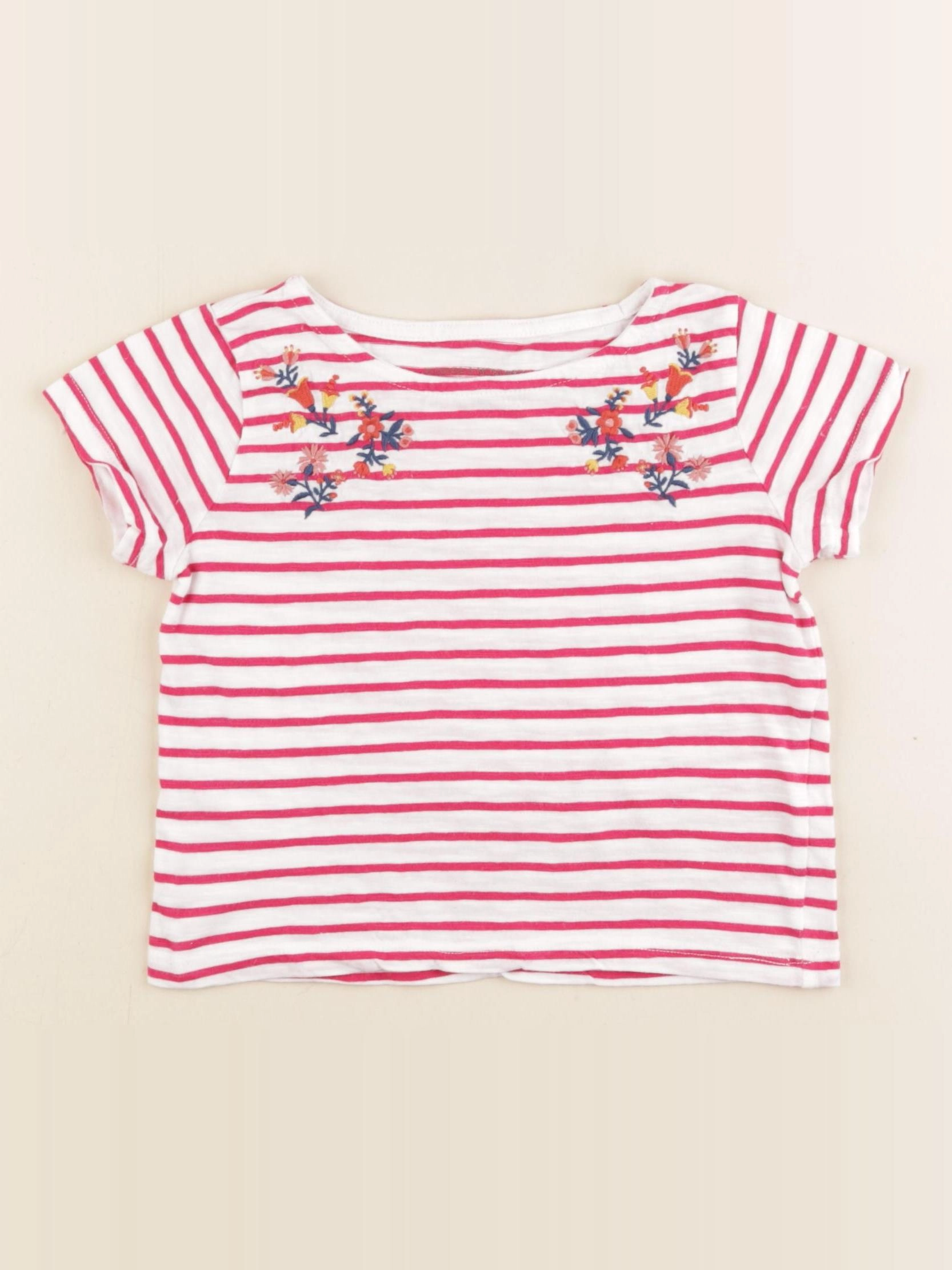 Monoprix - tee-shirt rose - 3 ans