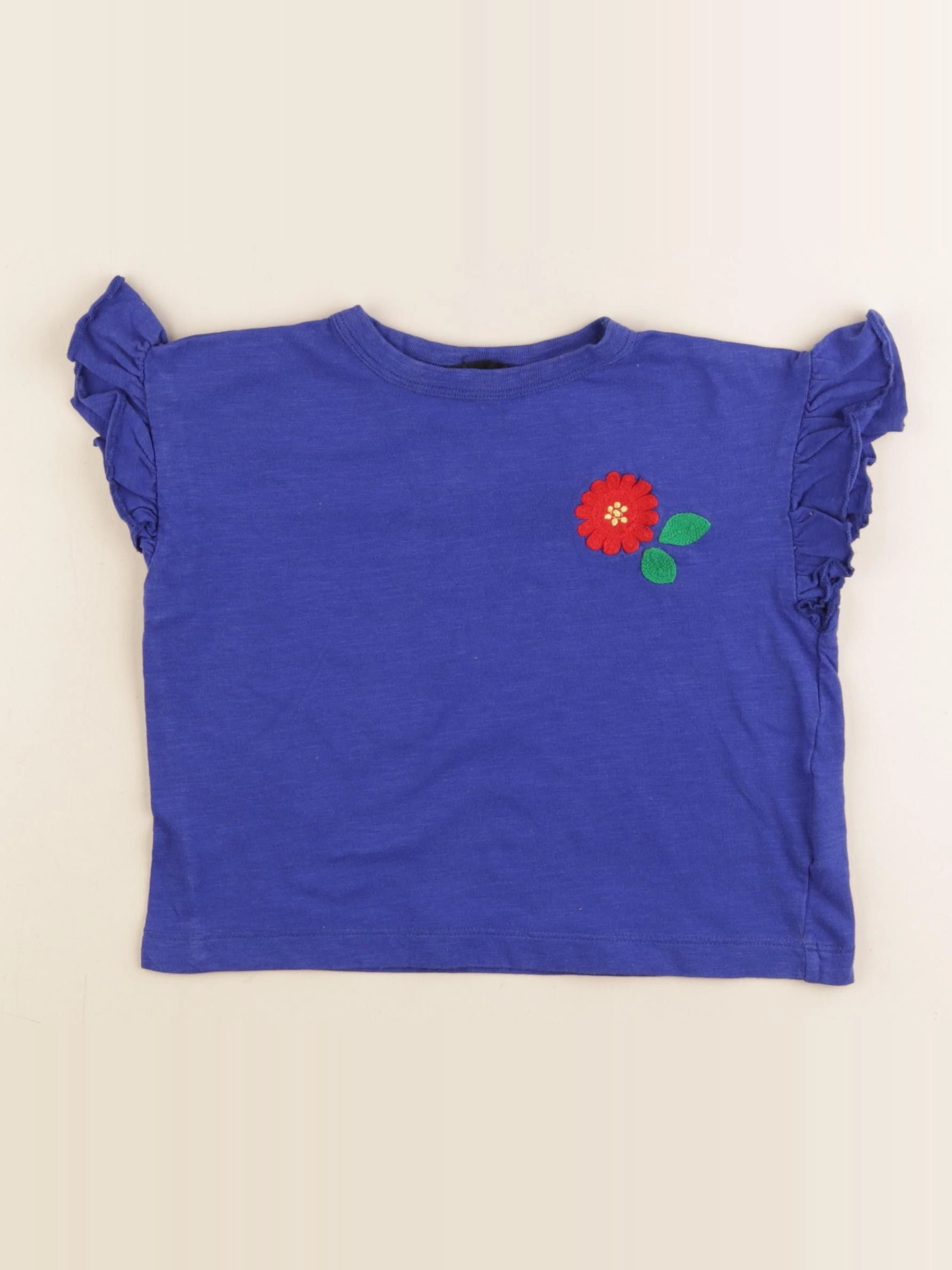 Monoprix - tee-shirt bleu - 3 ans