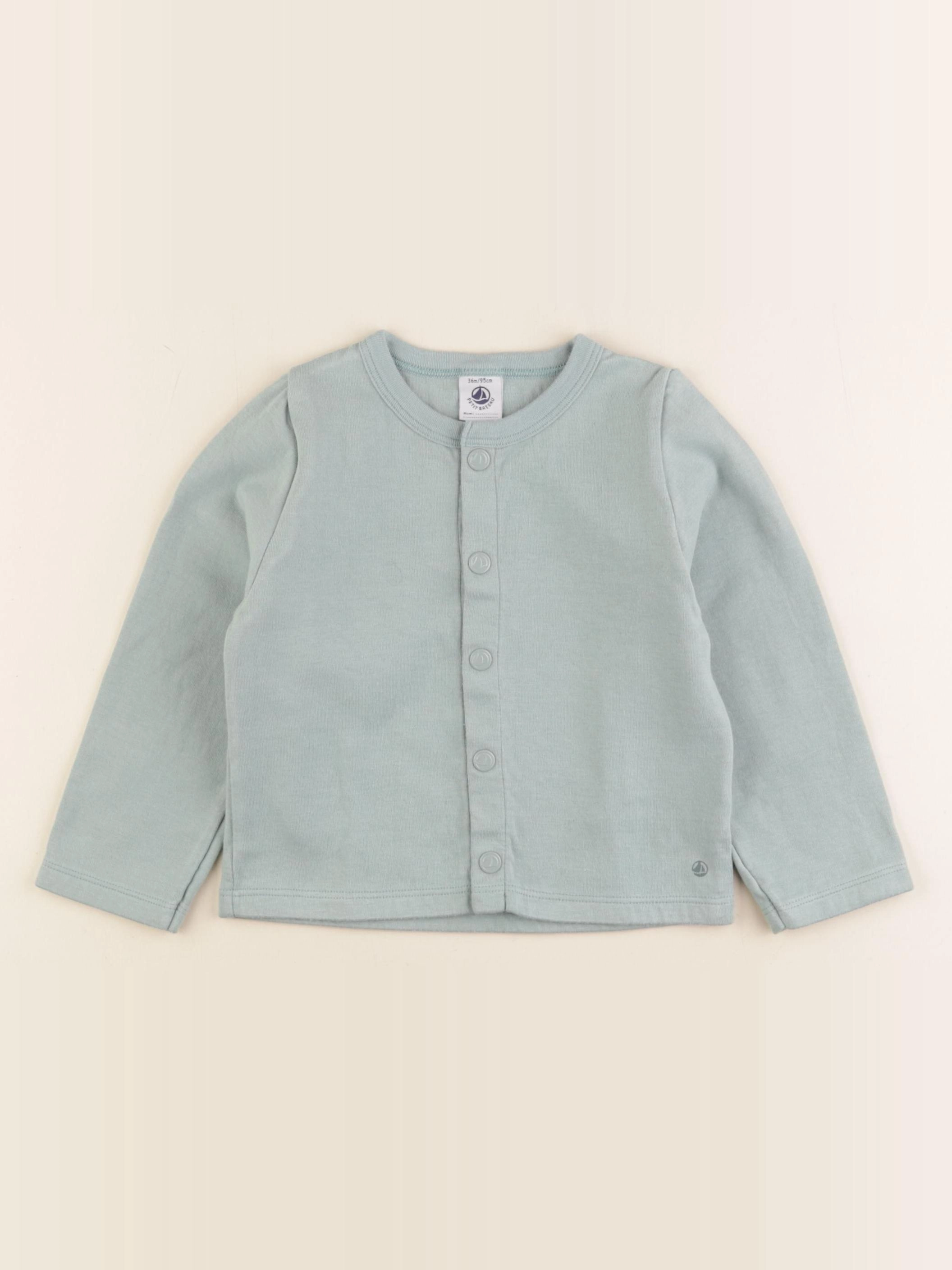 Petit Bateau - tee-shirt vert - 36 mois