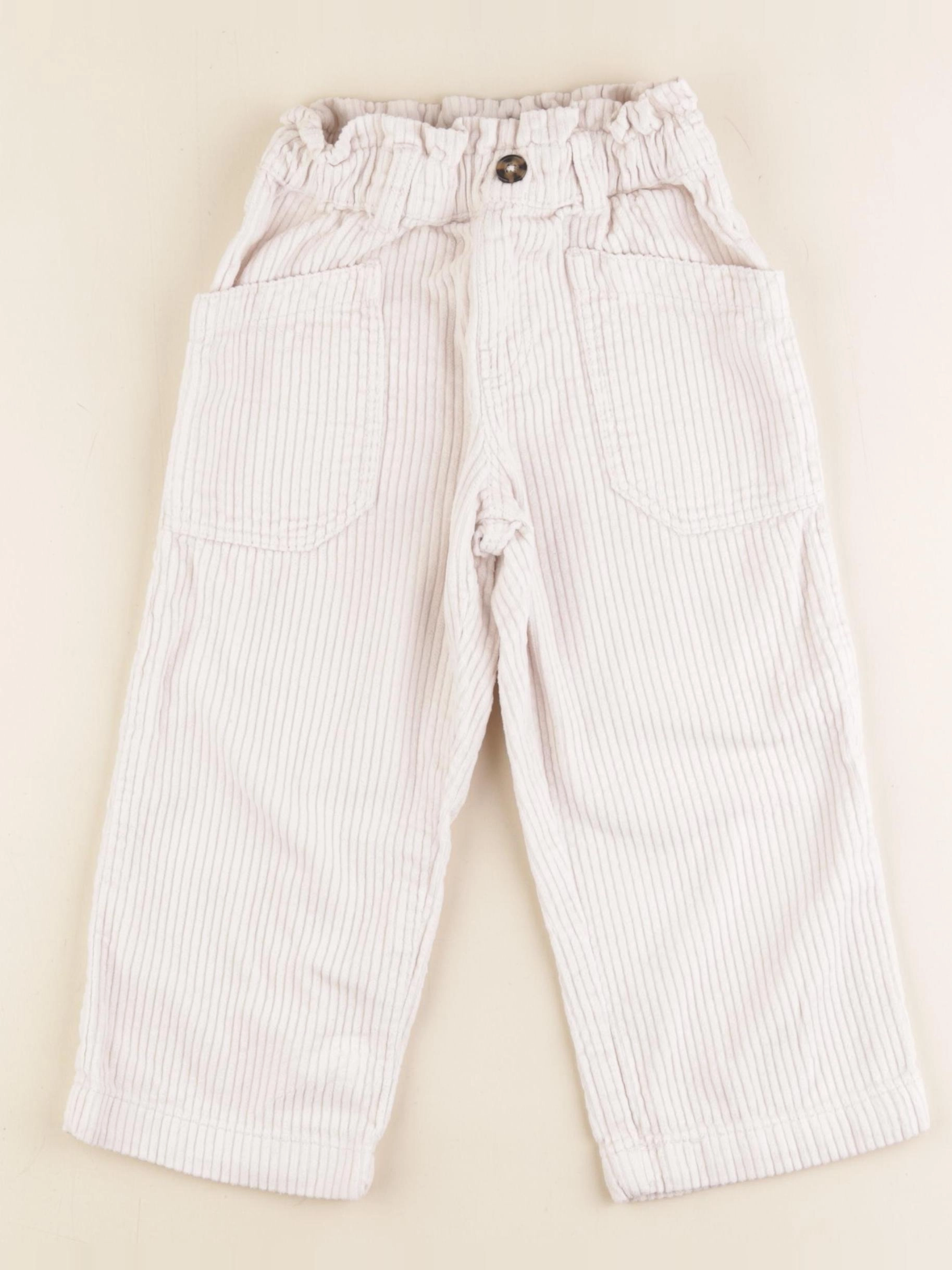 Monoprix - pantalon beige - 3 ans