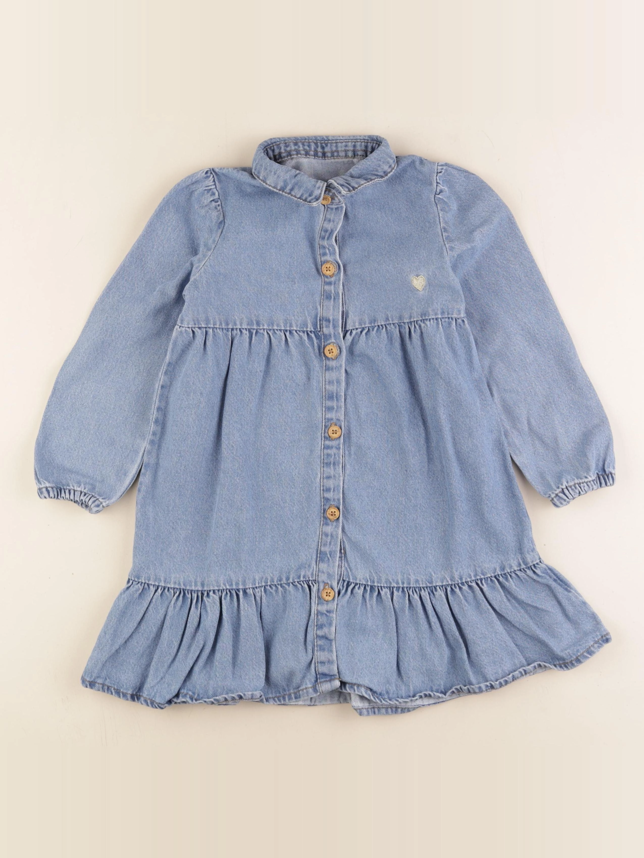 Vertbaudet - robe bleu - 5 ans