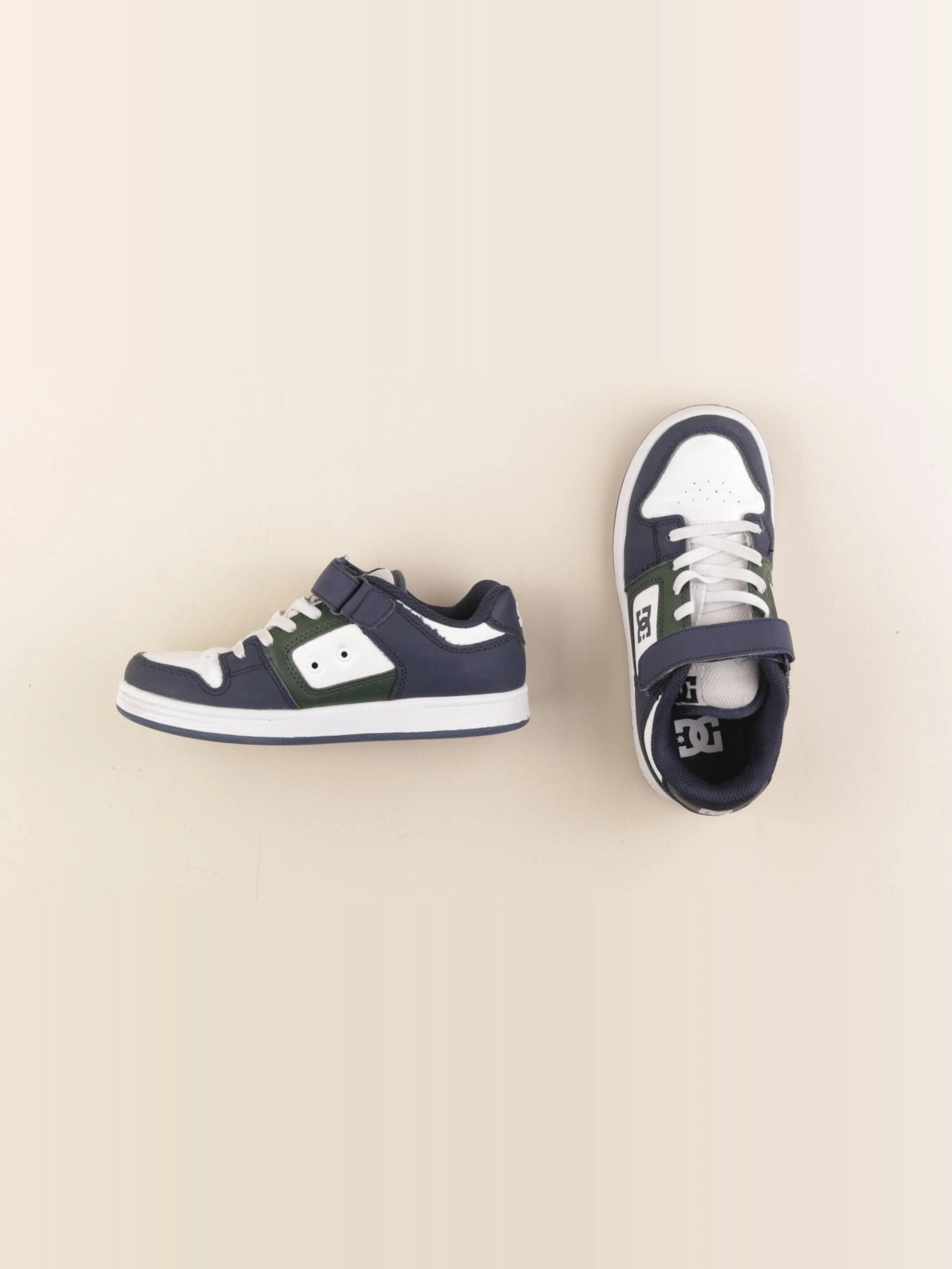 DC - baskets blanc, bleu - pointure 33