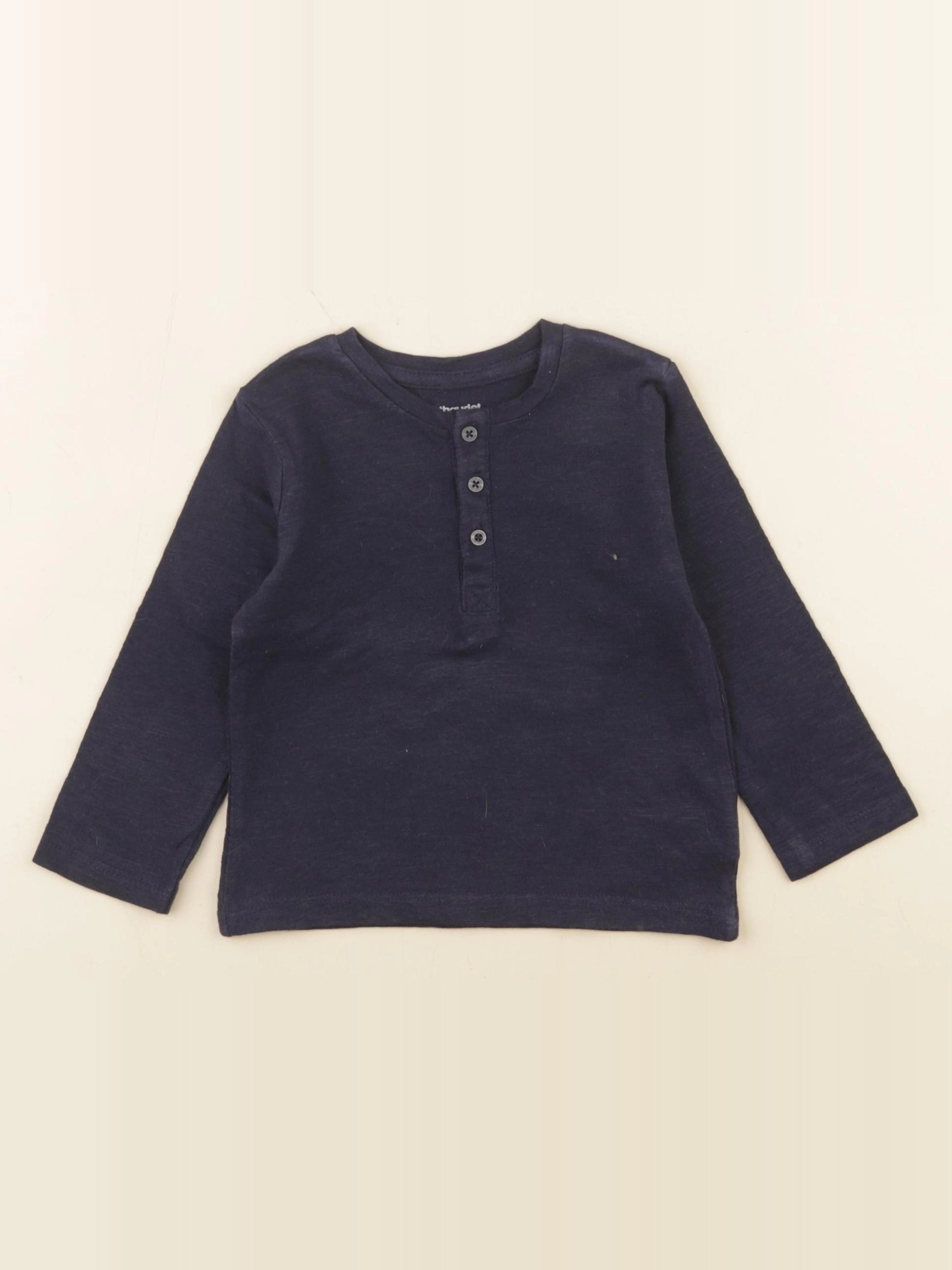 Vertbaudet - tee-shirt bleu - 9 mois