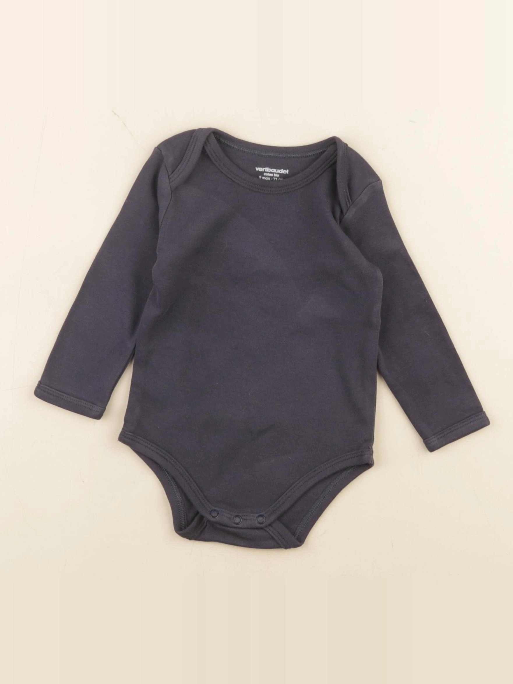 Vertbaudet - body bleu - 9 mois