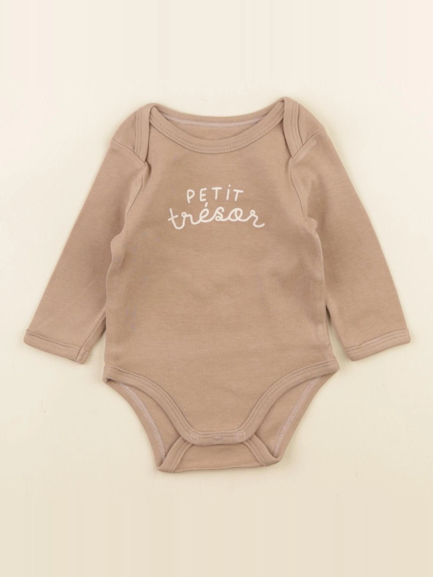 Vertbaudet - body marron - 3 mois