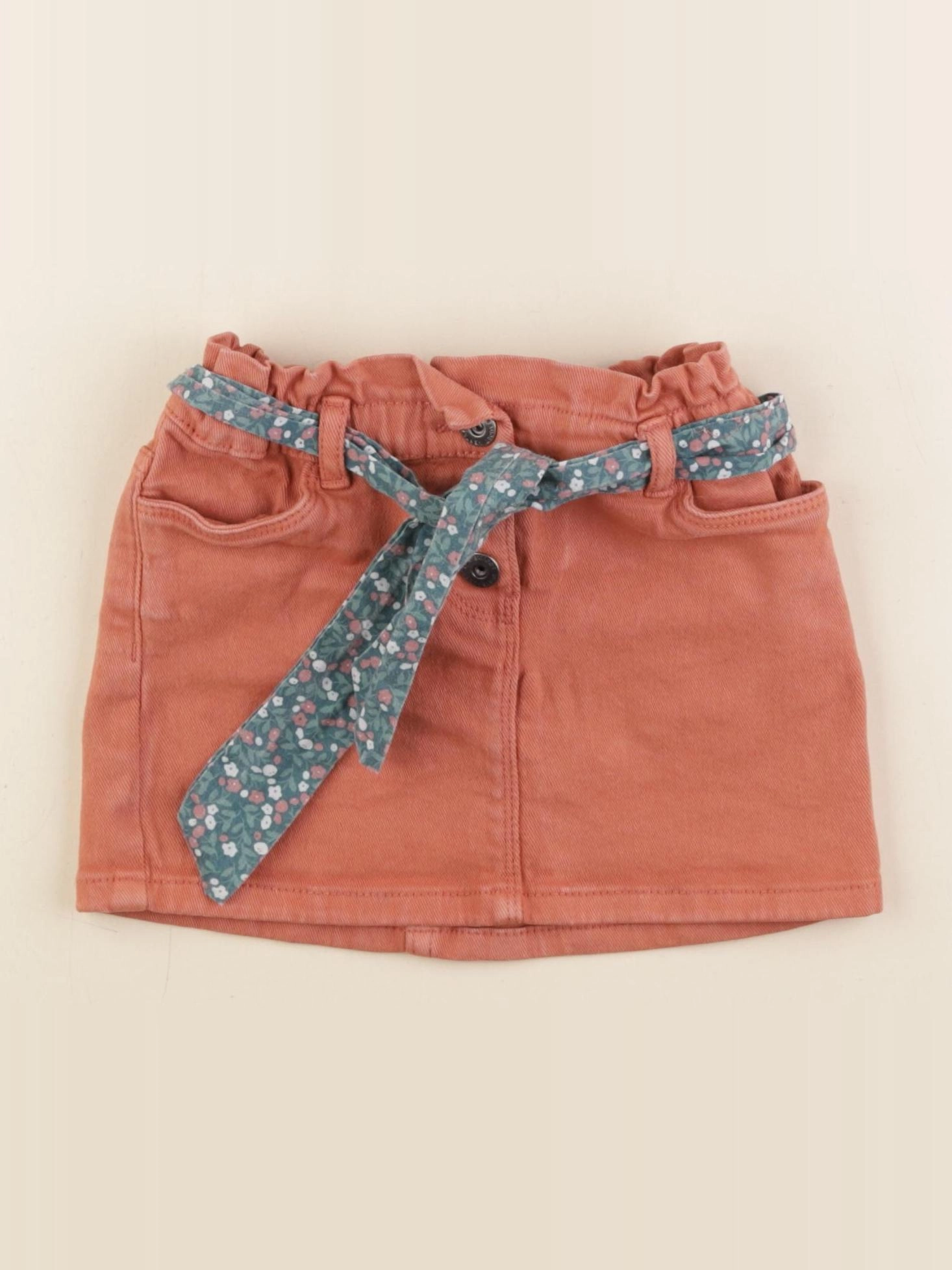 Vertbaudet - jupe orange - 3 ans