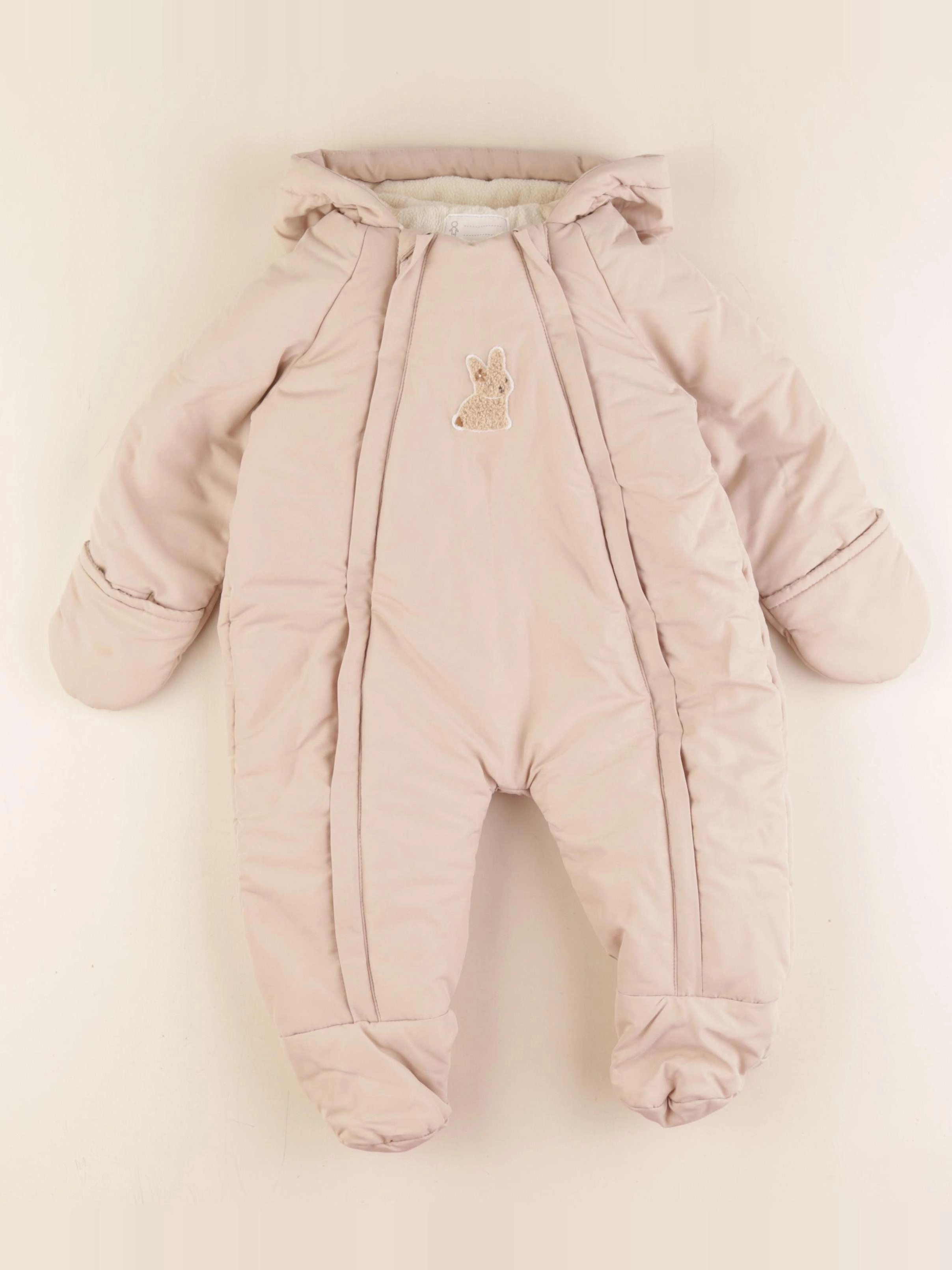 Vertbaudet - combi-pilote beige - 12 mois