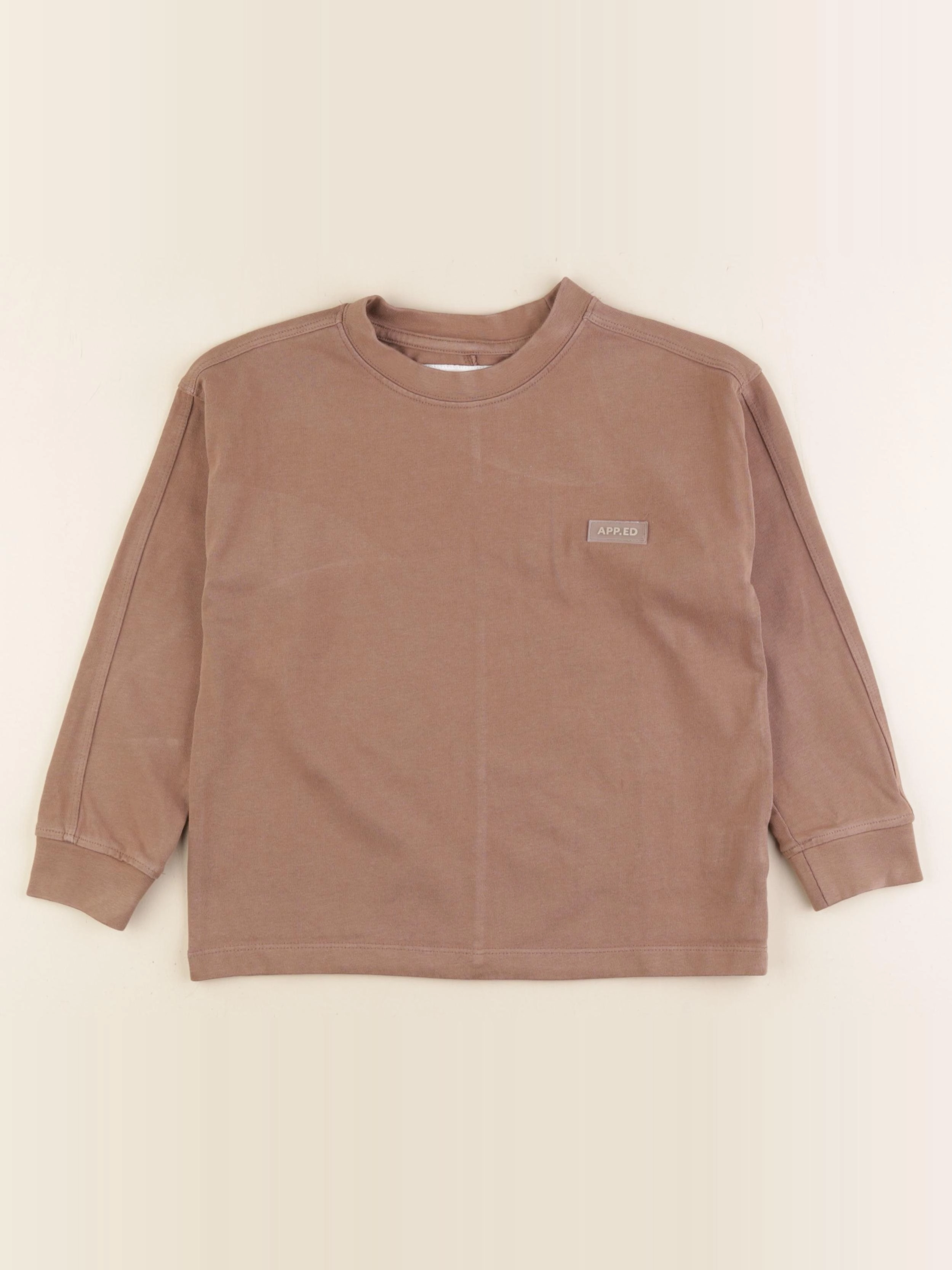 Zara - tee-shirt marron - 6/7 ans