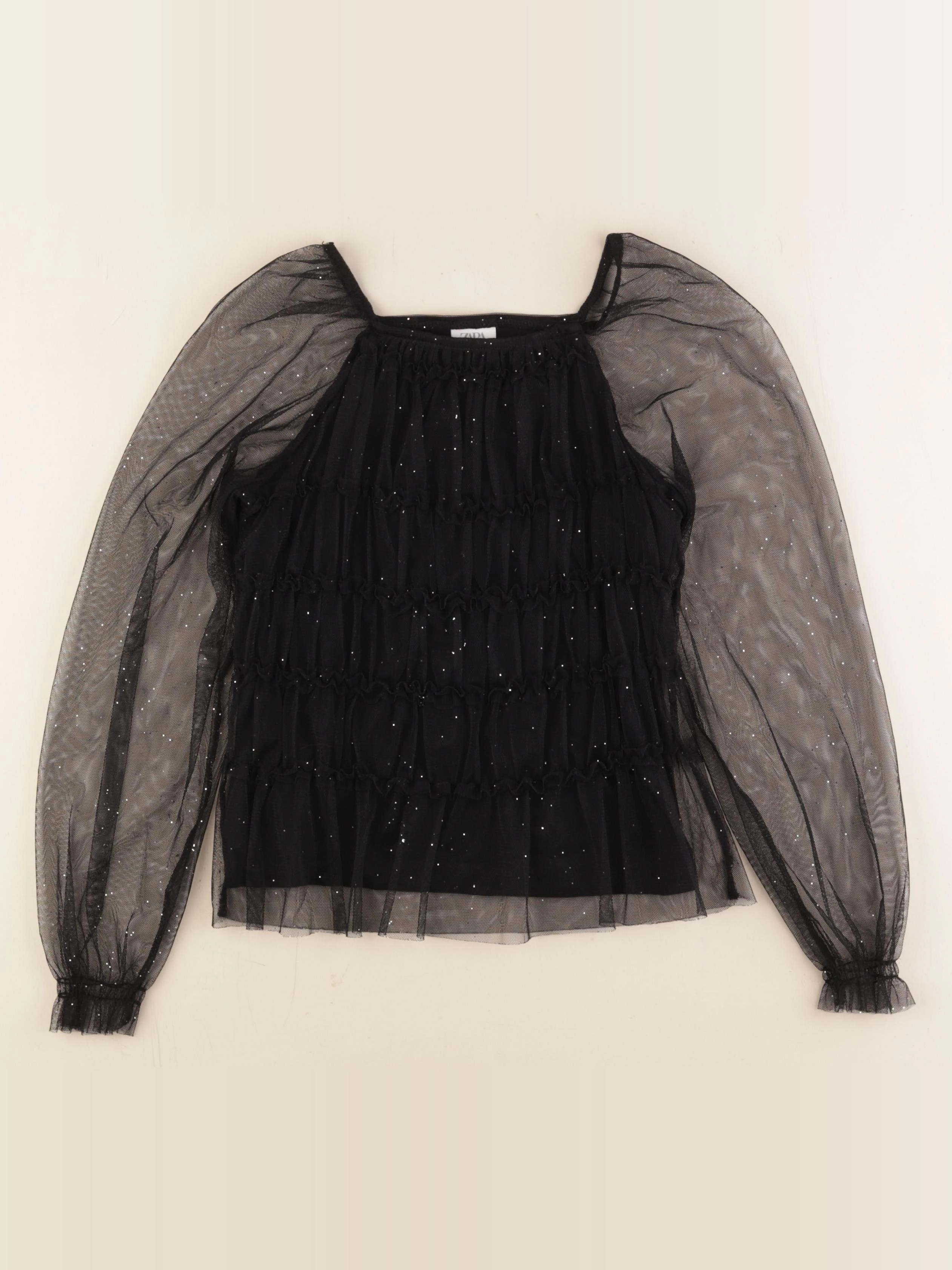 Zara - blouse noir - 11/12 ans