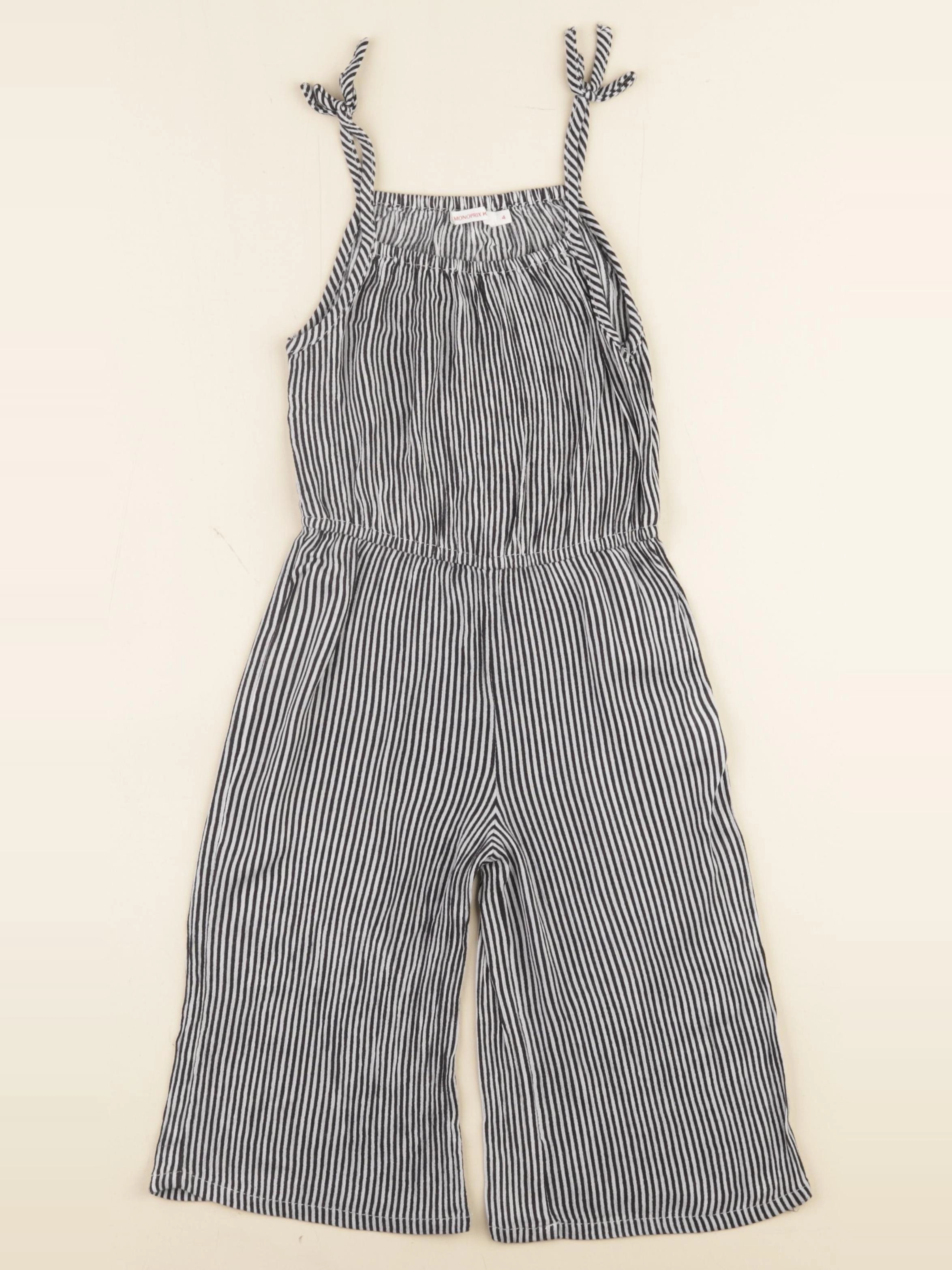 Monoprix - combinaison noir - 4 ans