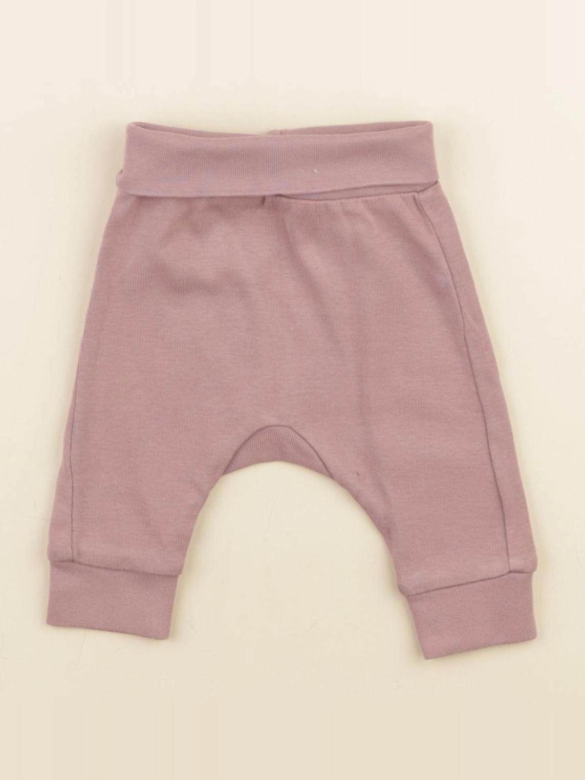 H&M - sarouel rose - 0/1 mois