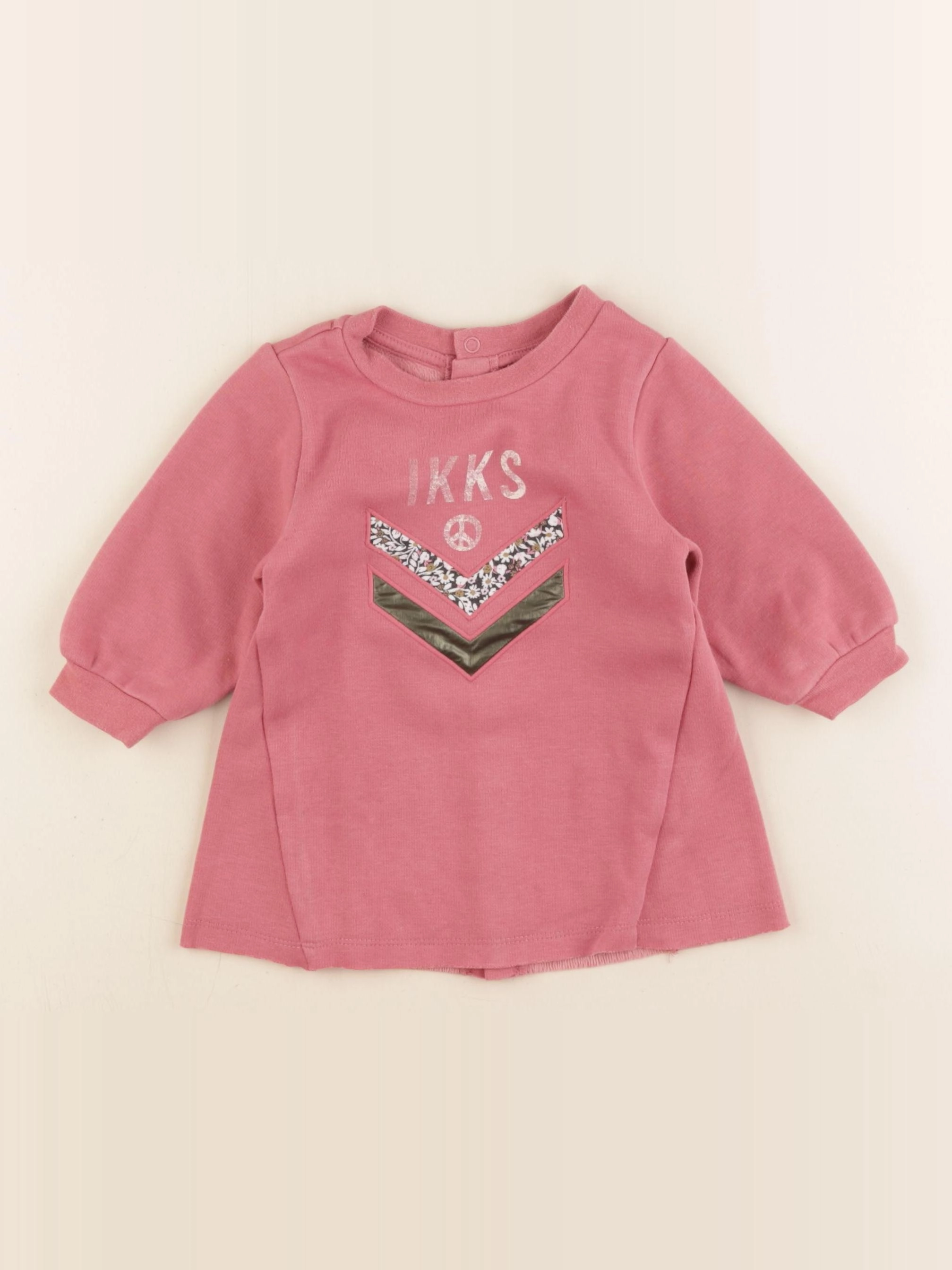 IKKS - robe rose - 6 mois