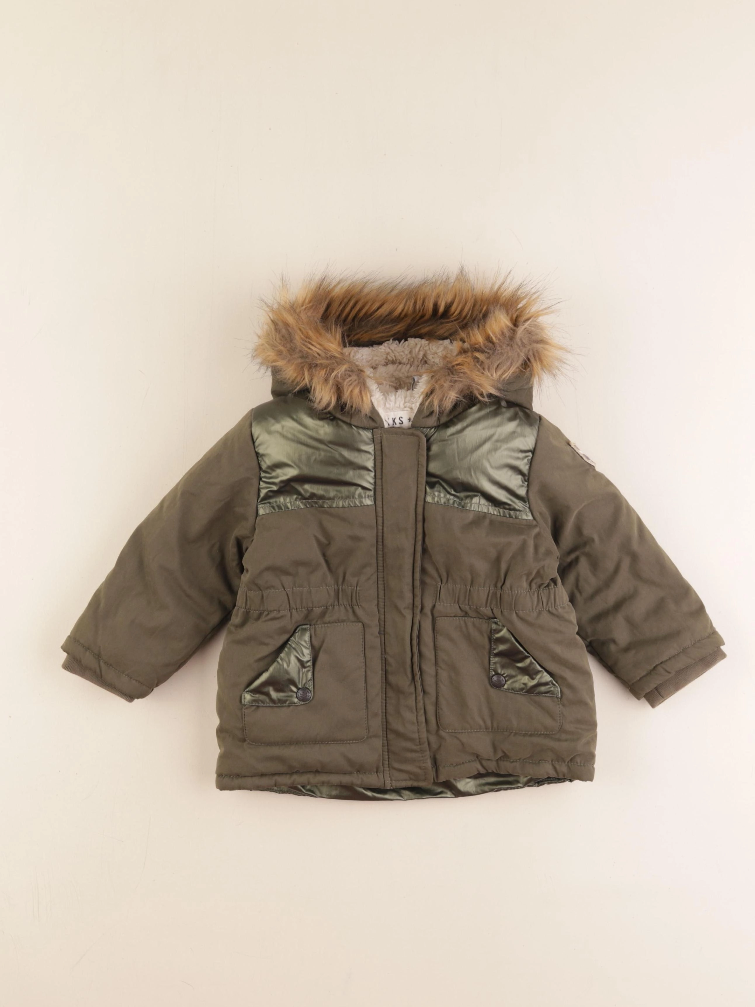 IKKS - parka vert - 18 mois