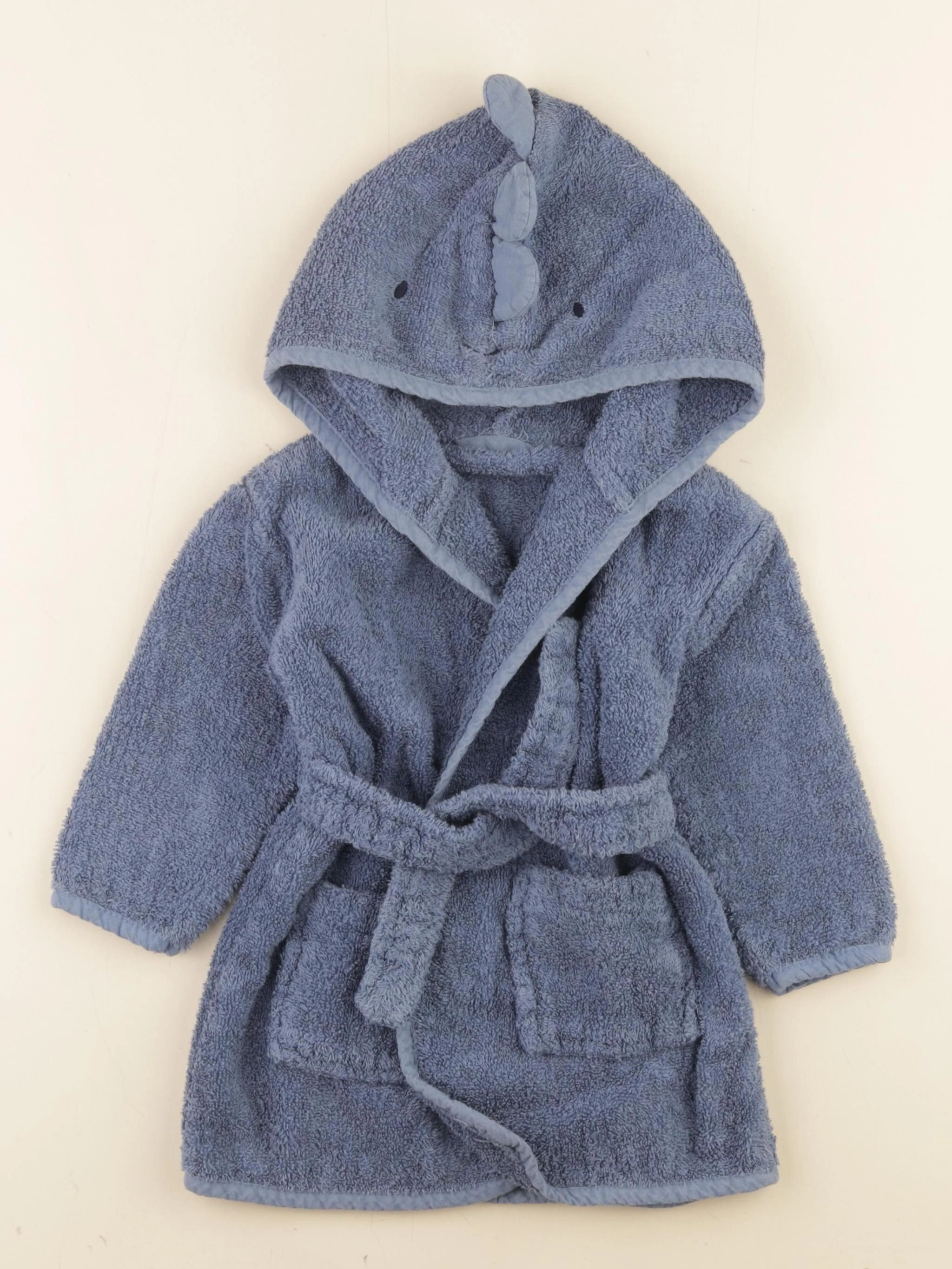 Vertbaudet - peignoir noir, bleu - 12/18 mois