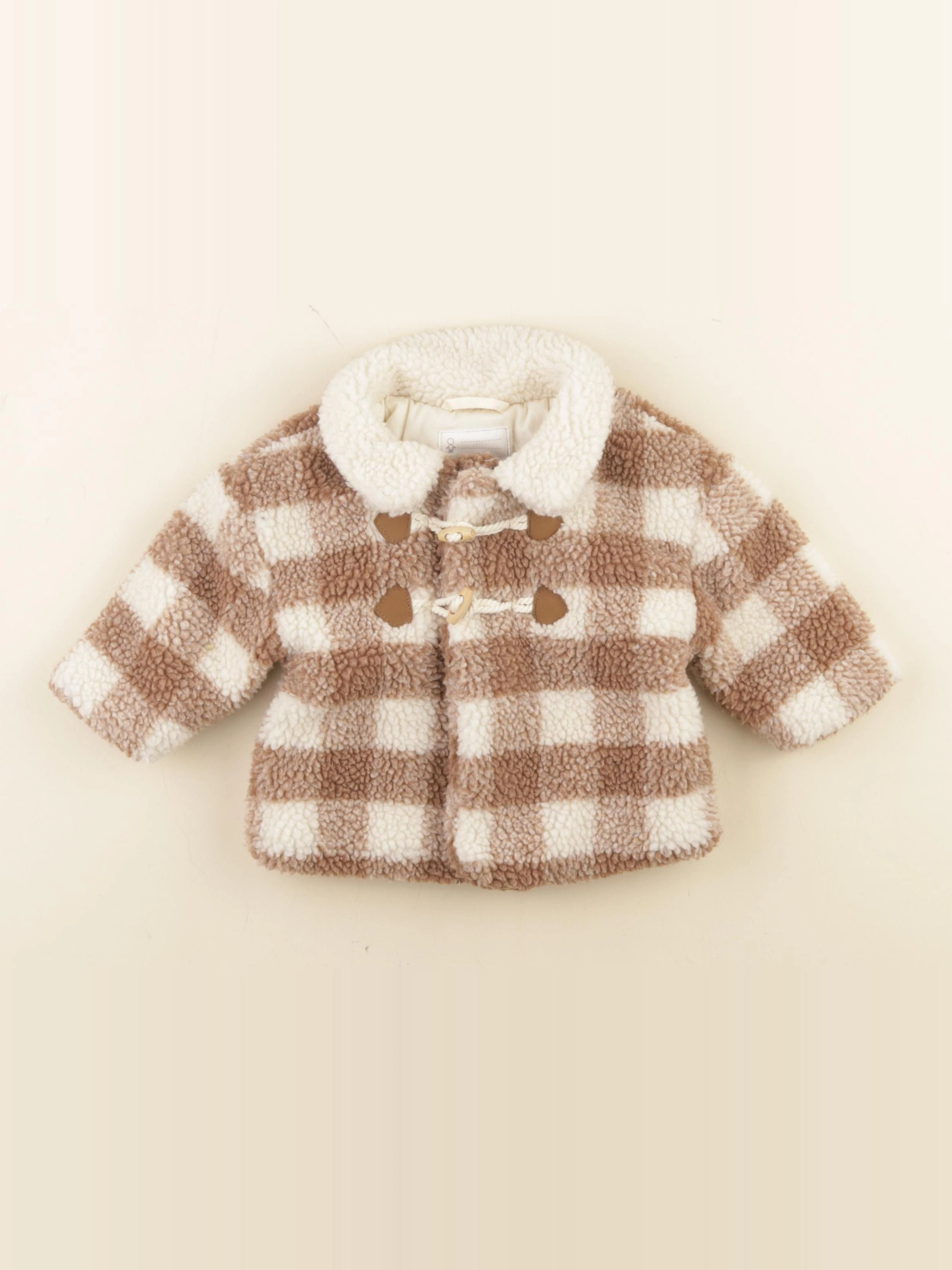 Vertbaudet - veste marron - 6 mois