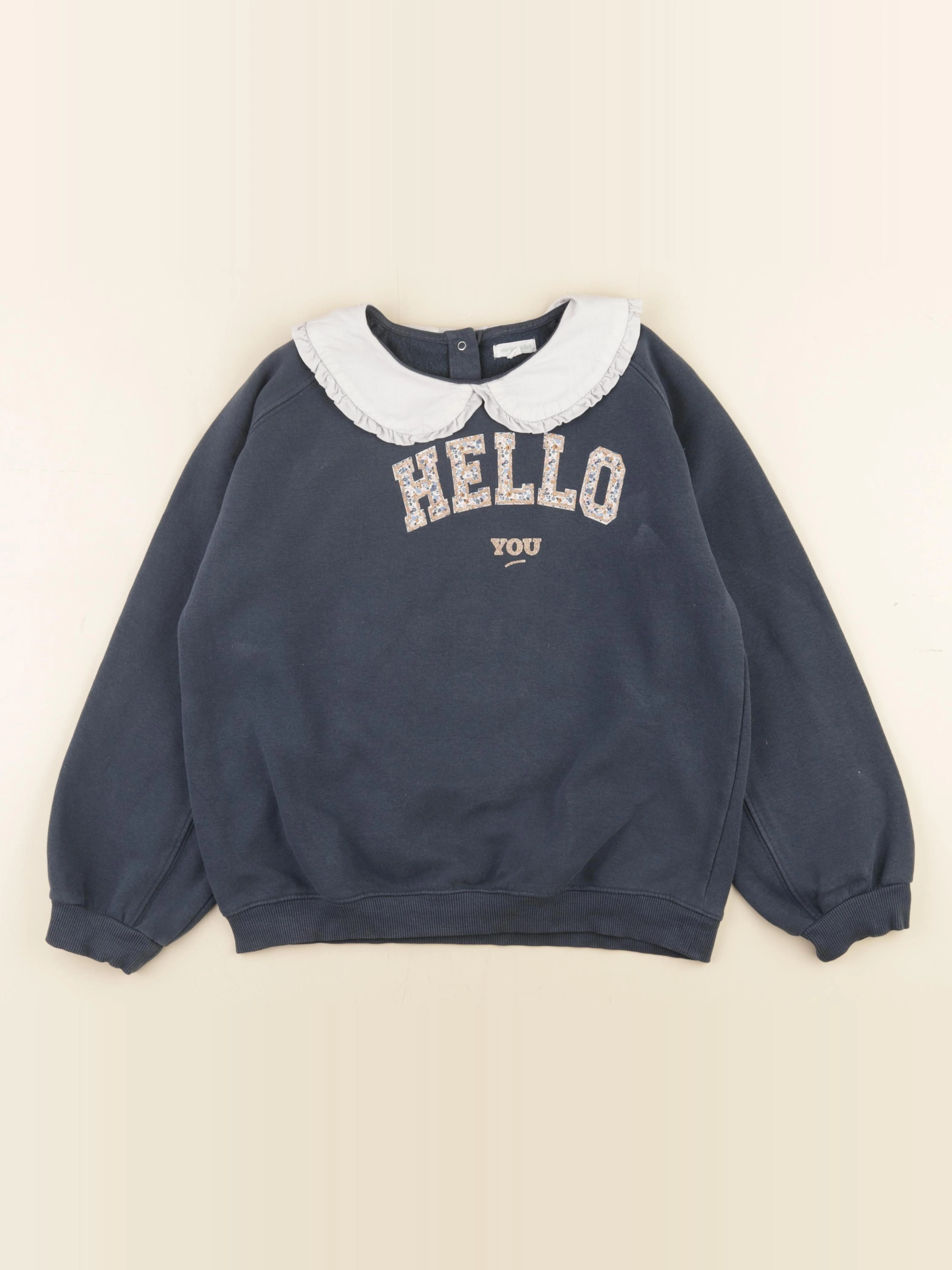 Vertbaudet - sweat bleu - 14 ans