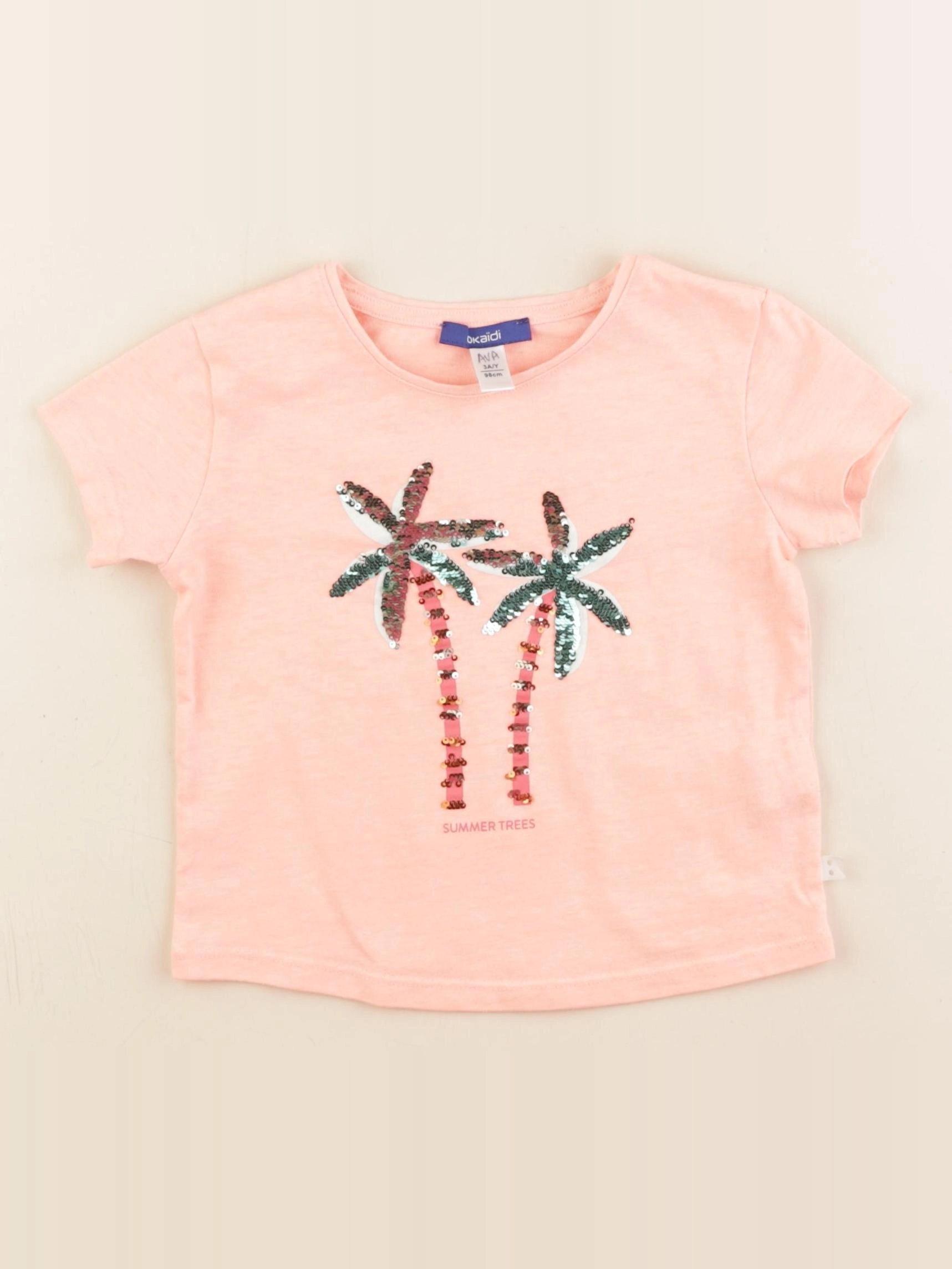 Okaidi - tee-shirt rose - 3 ans