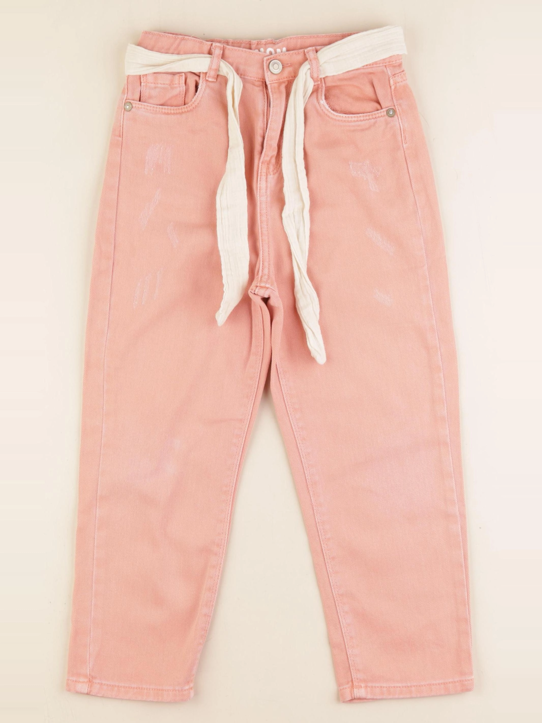 Vertbaudet - jean rose - 7 ans