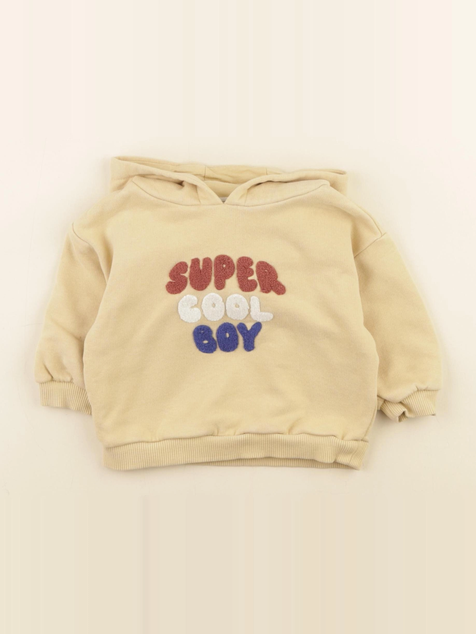 Vertbaudet - sweat jaune - 9 mois