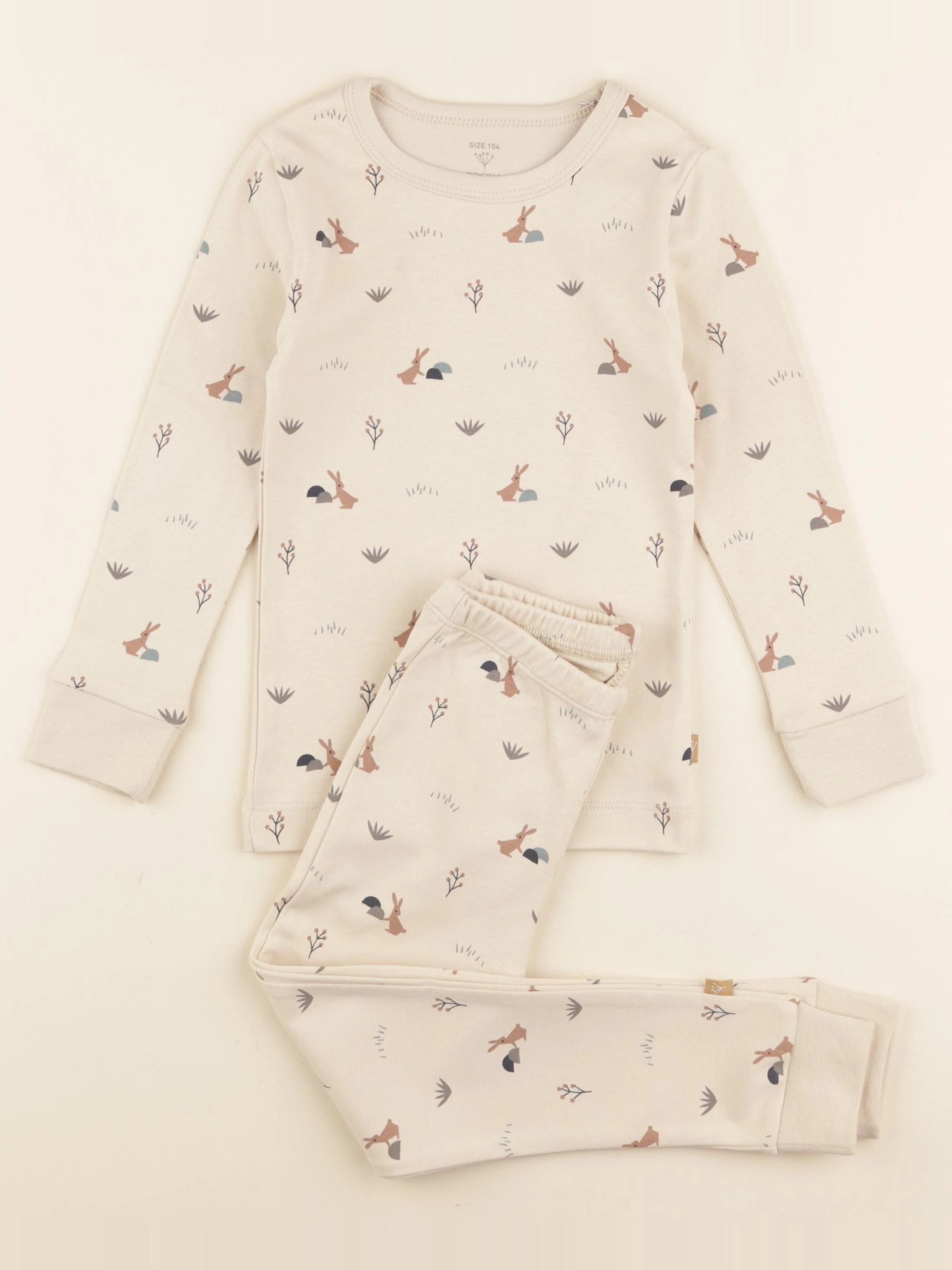 Fresk - pyjama 2 pièces Lapins beige - 1 an