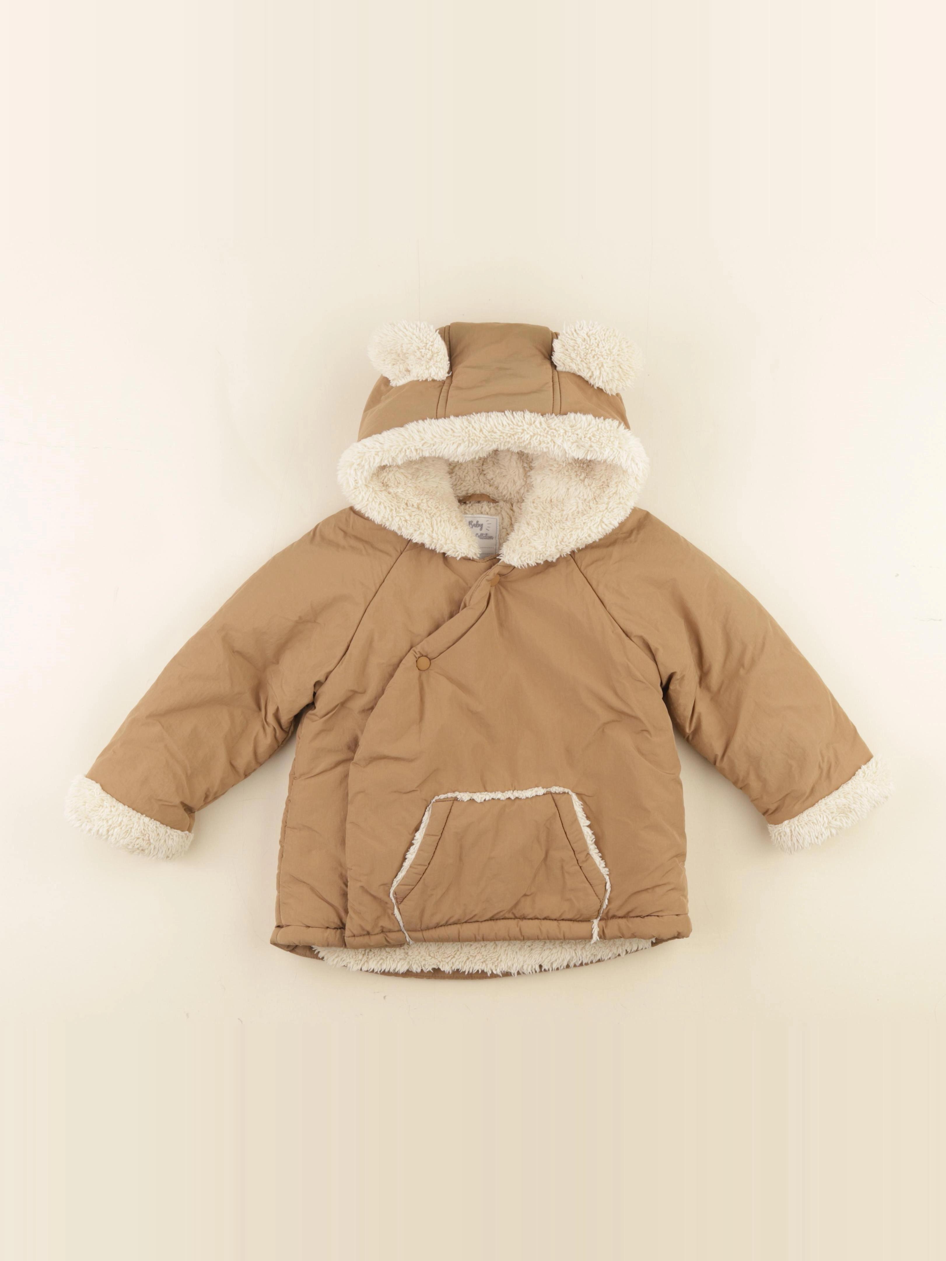 Vertbaudet - manteau marron - 3 ans