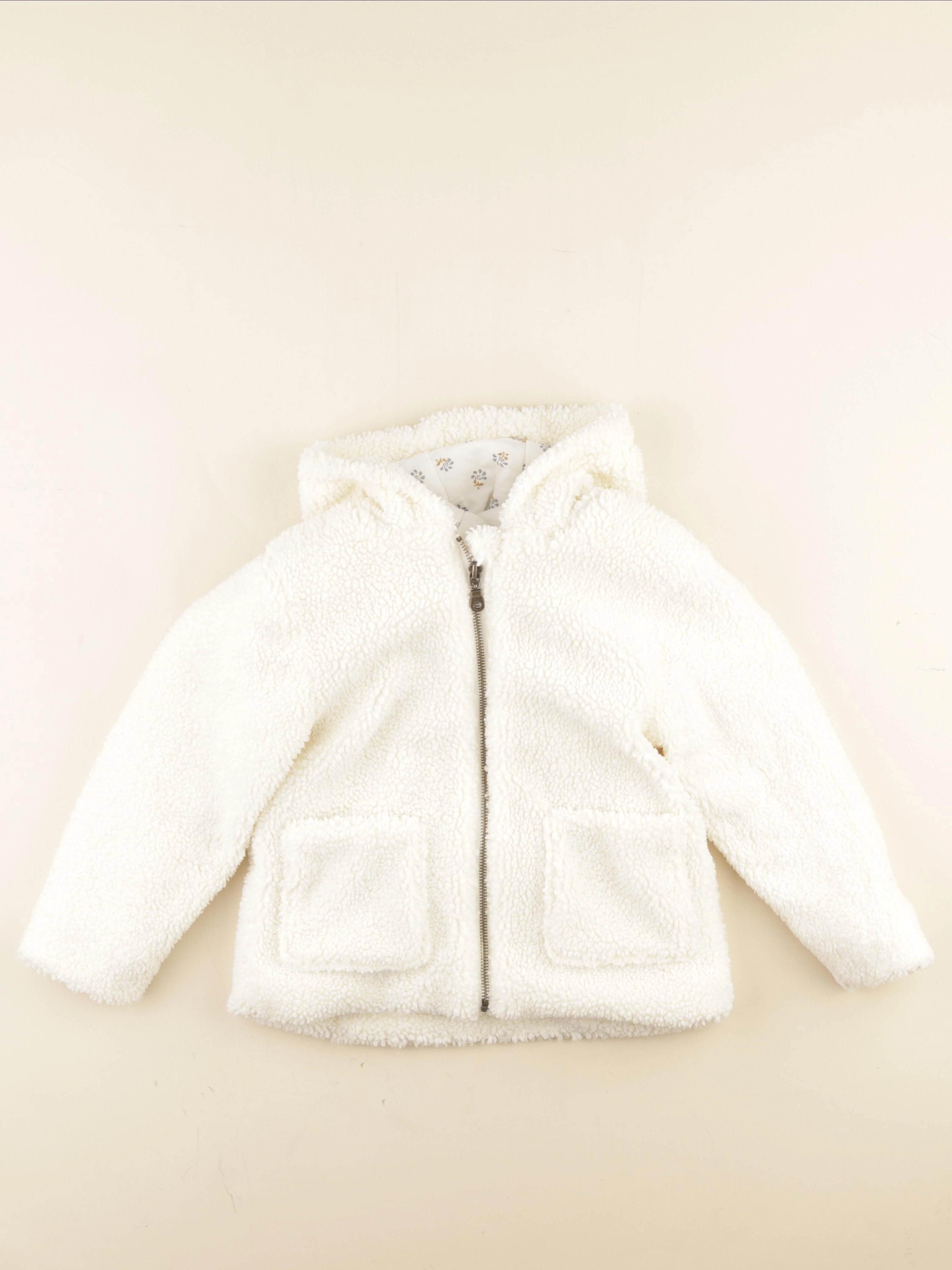 Vertbaudet - veste blanc - 6 ans