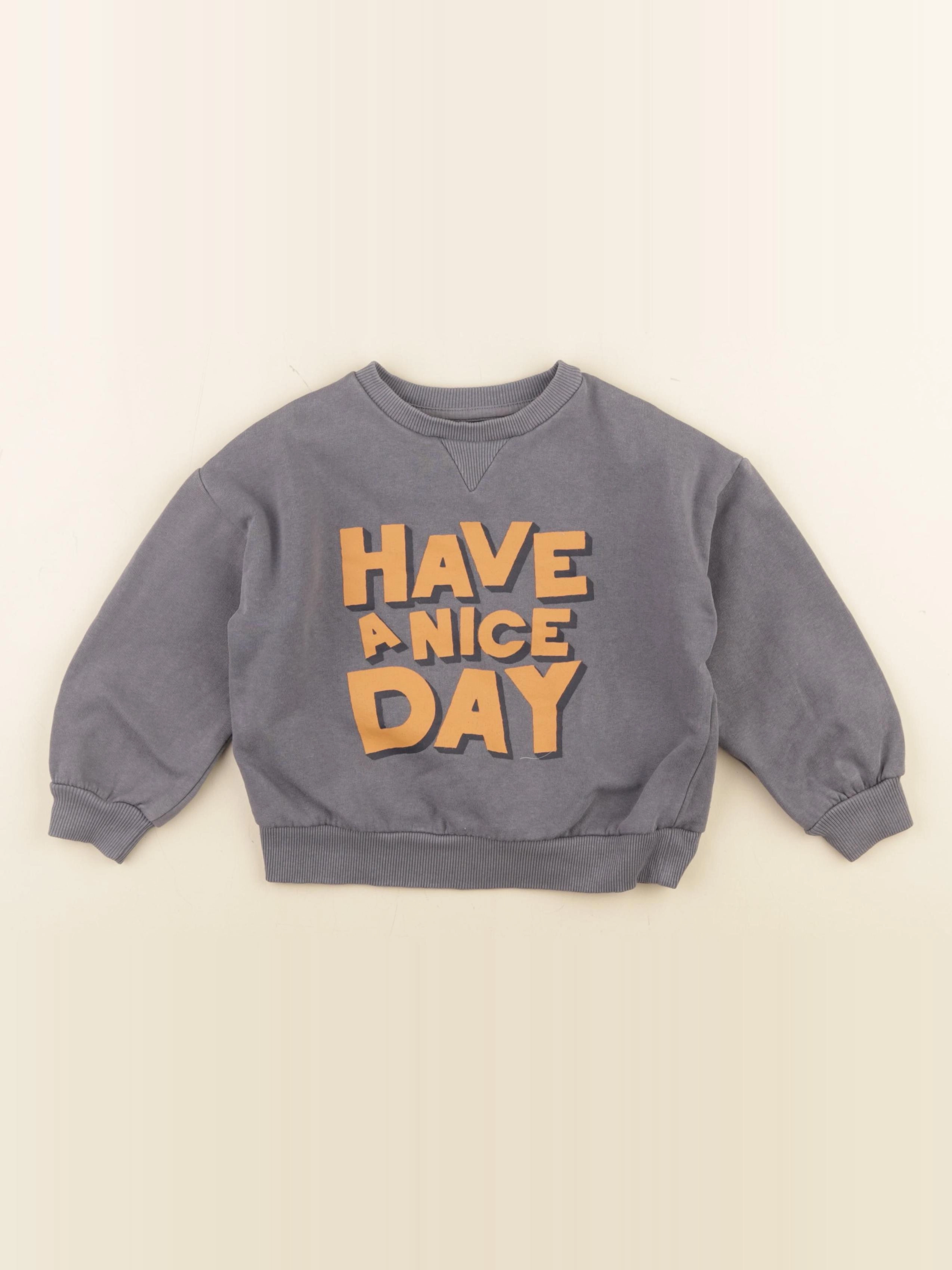 Vertbaudet - sweat gris - 3 ans