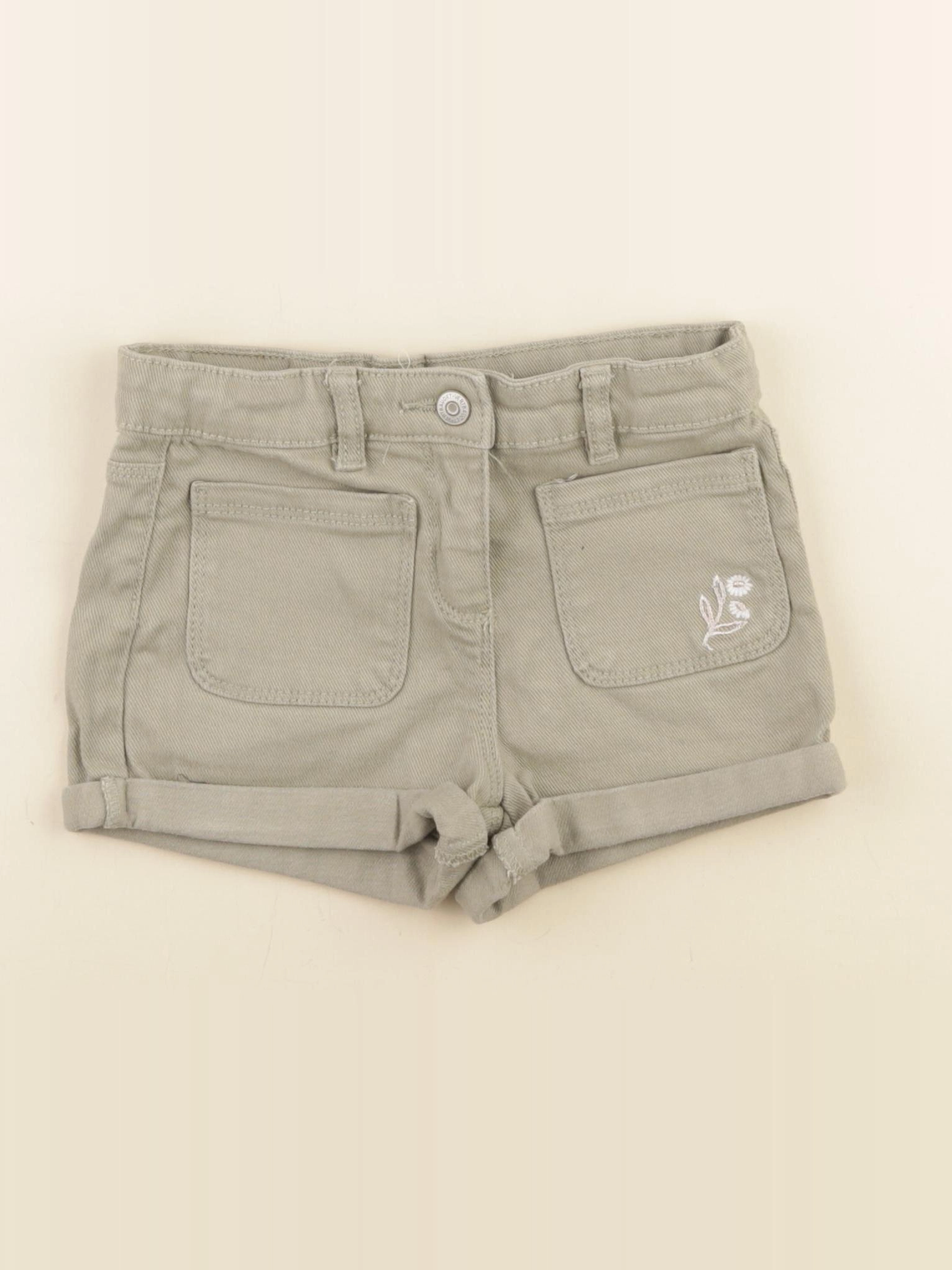 Vertbaudet - short vert - 5 ans