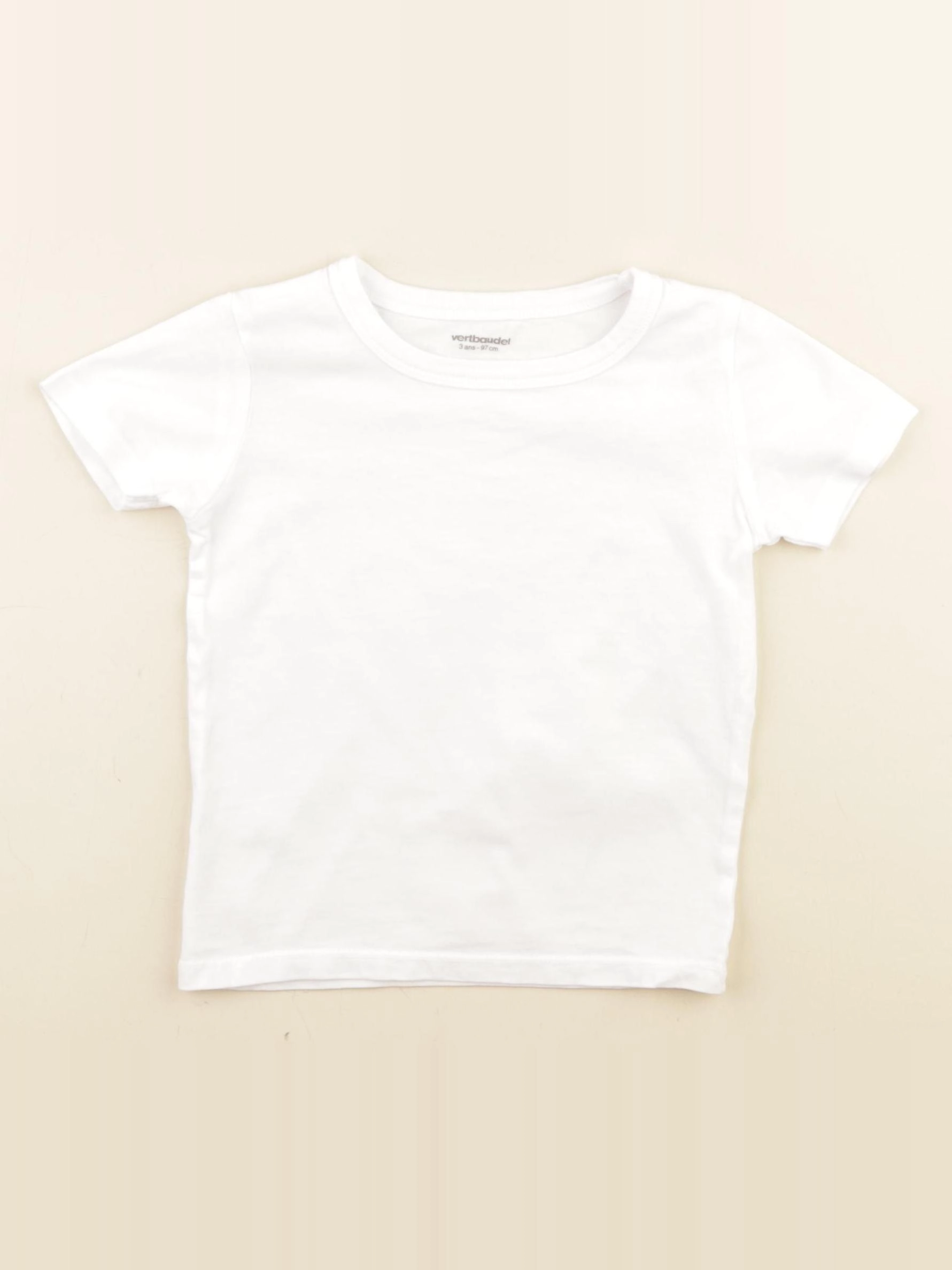 Vertbaudet - maillot de corps blanc - 3 ans