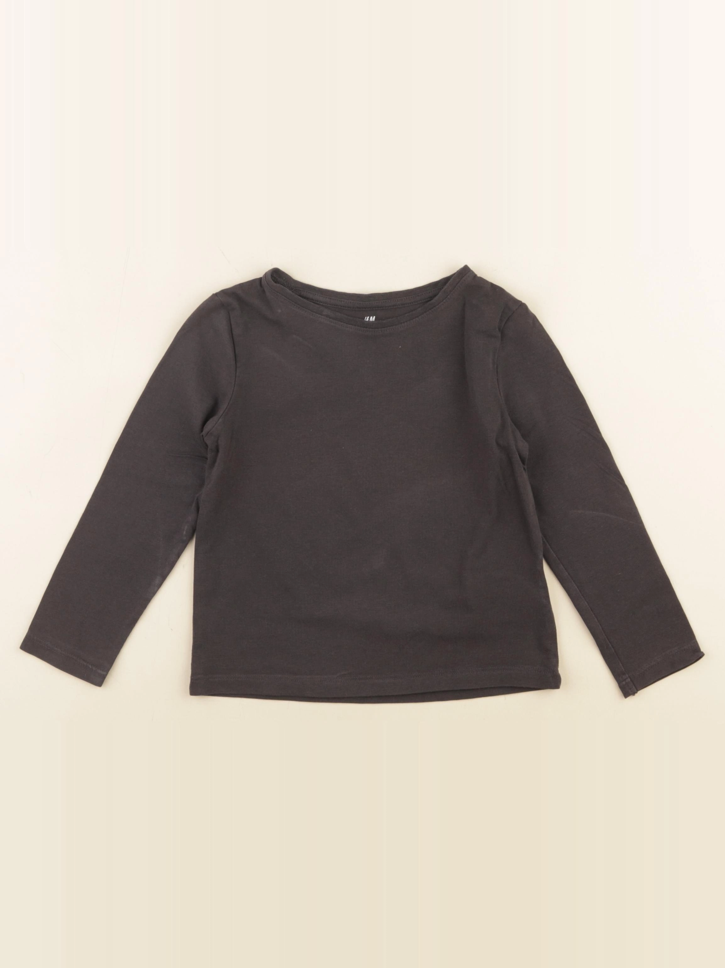 H&M - tee-shirt noir - 2/4 ans