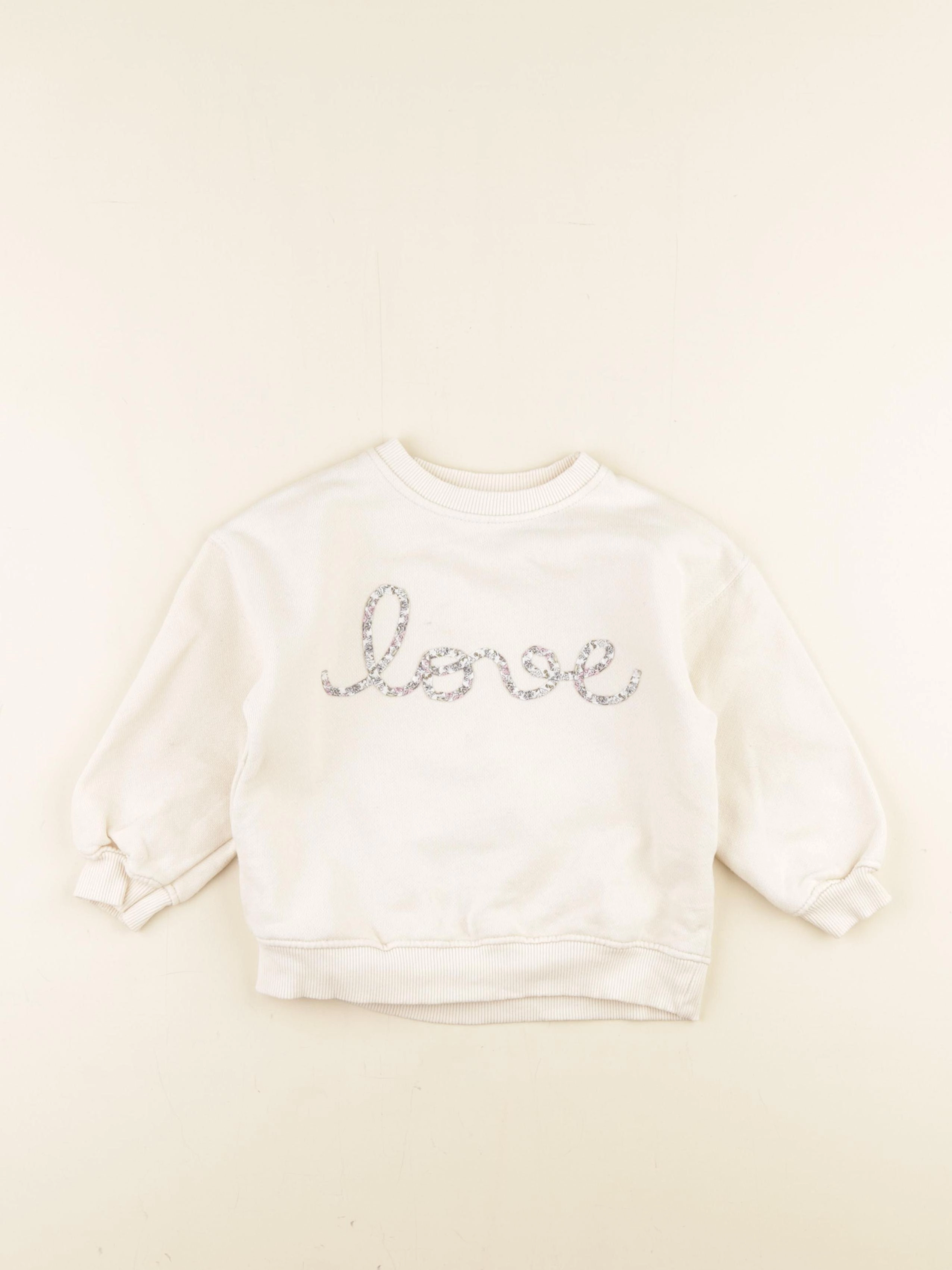 Zara - sweat beige - 3 ans