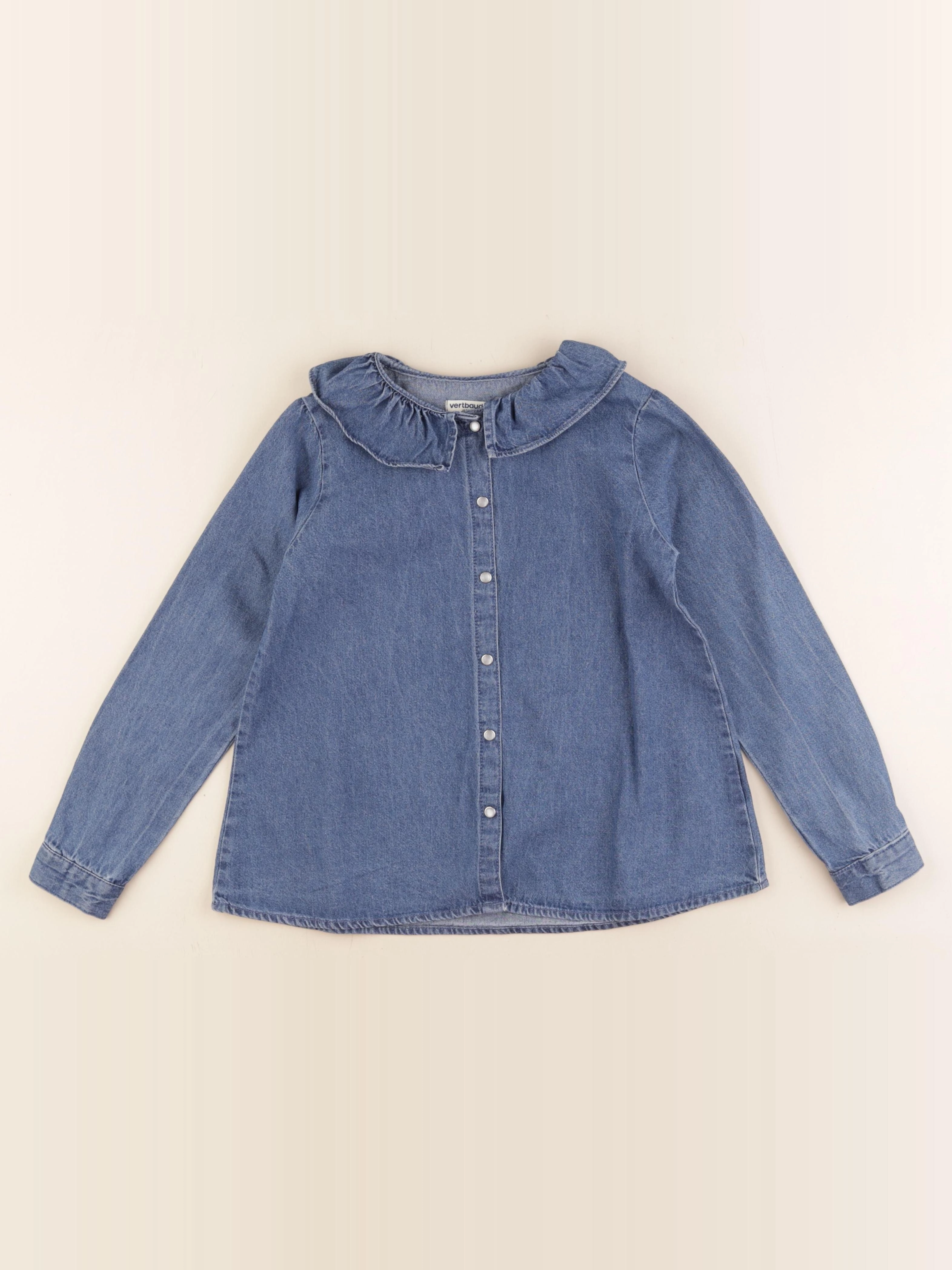 Vertbaudet - blouse bleu - 9 ans