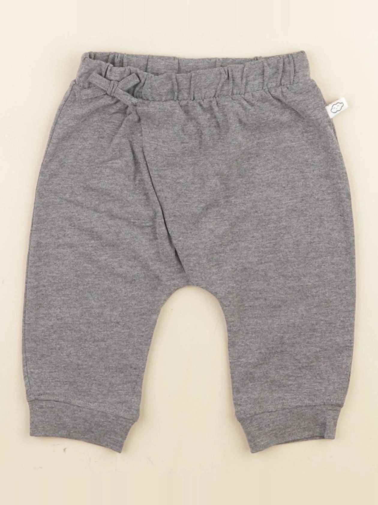 Vertbaudet - legging gris - 6 mois