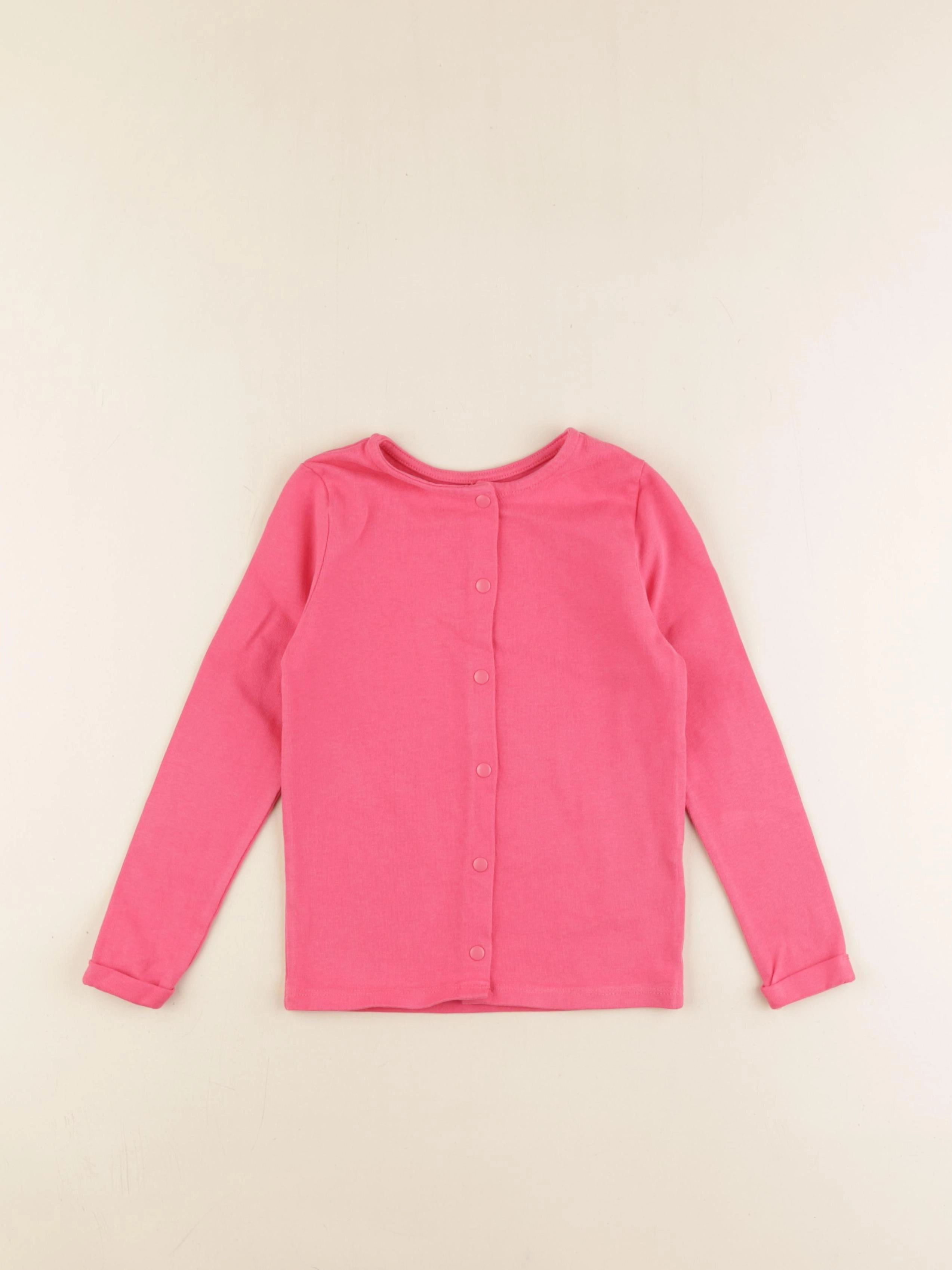 Vertbaudet - sweat rose - 5 ans